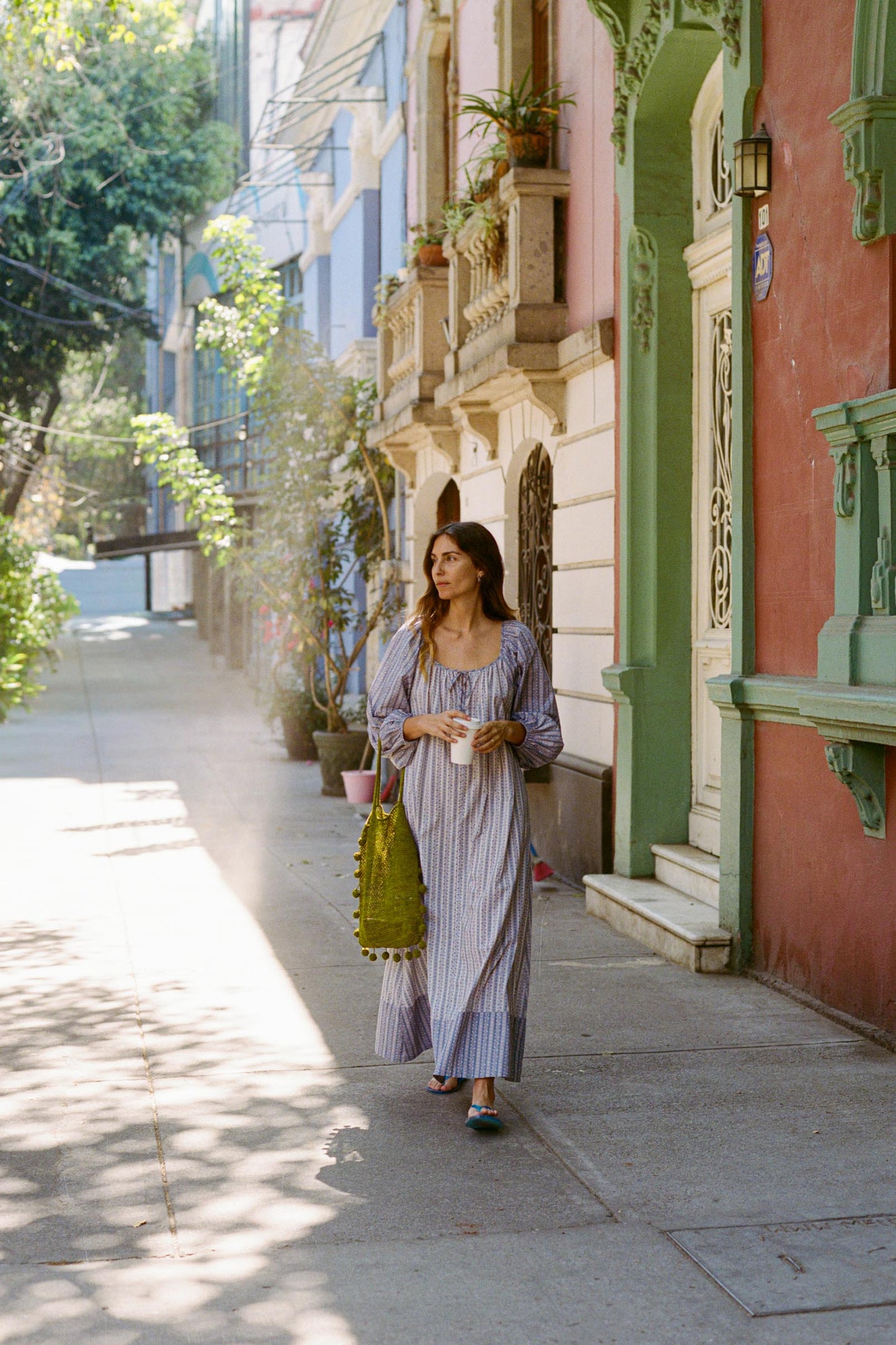 The Tori Dress | Meadow Stripe