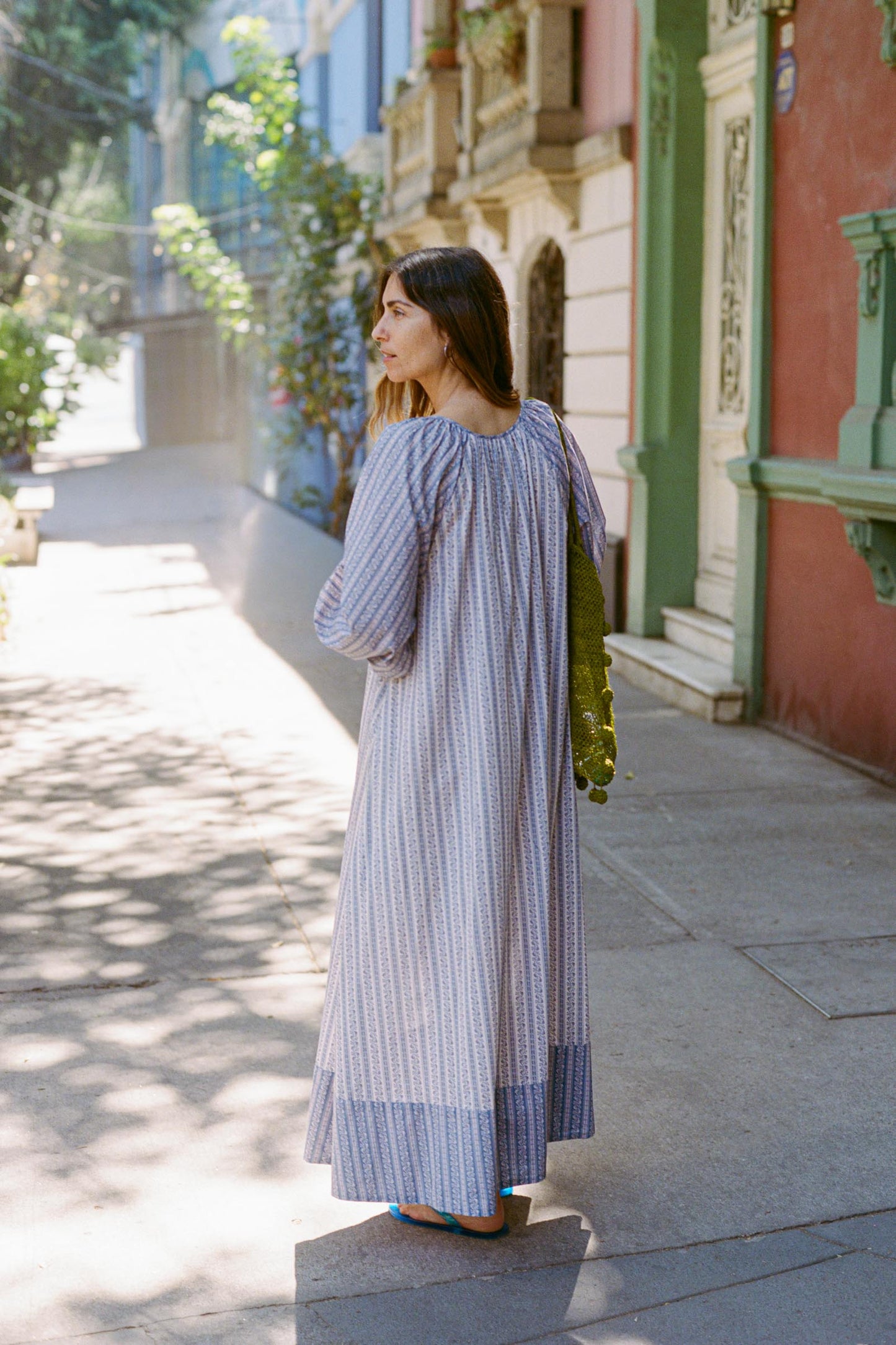 The Tori Dress | Meadow Stripe