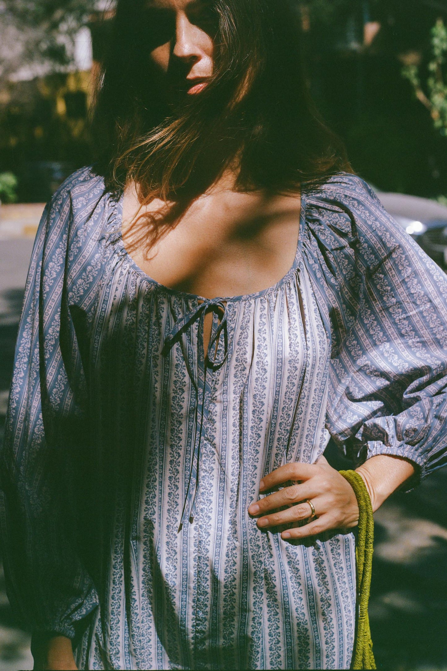 The Tori Dress | Meadow Stripe
