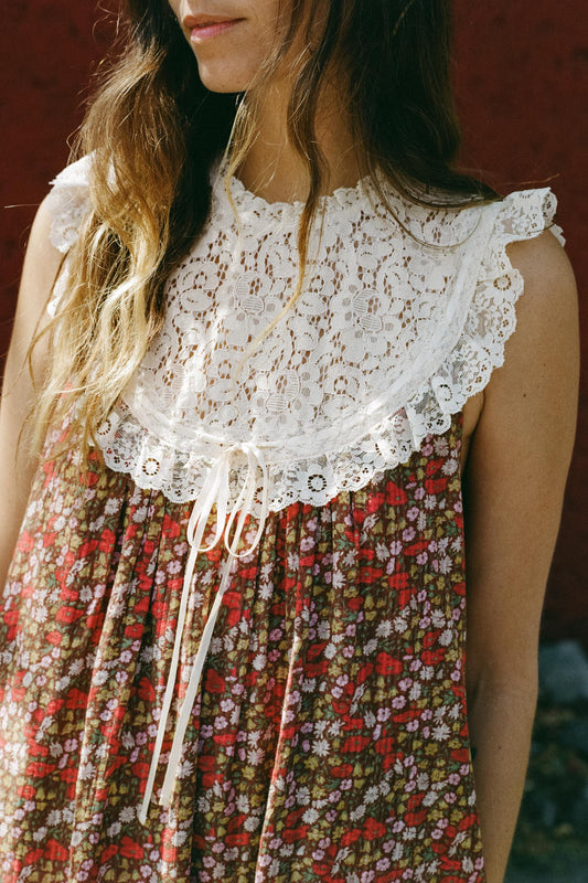 The Holly Dress | Carmine Flanders Poppy