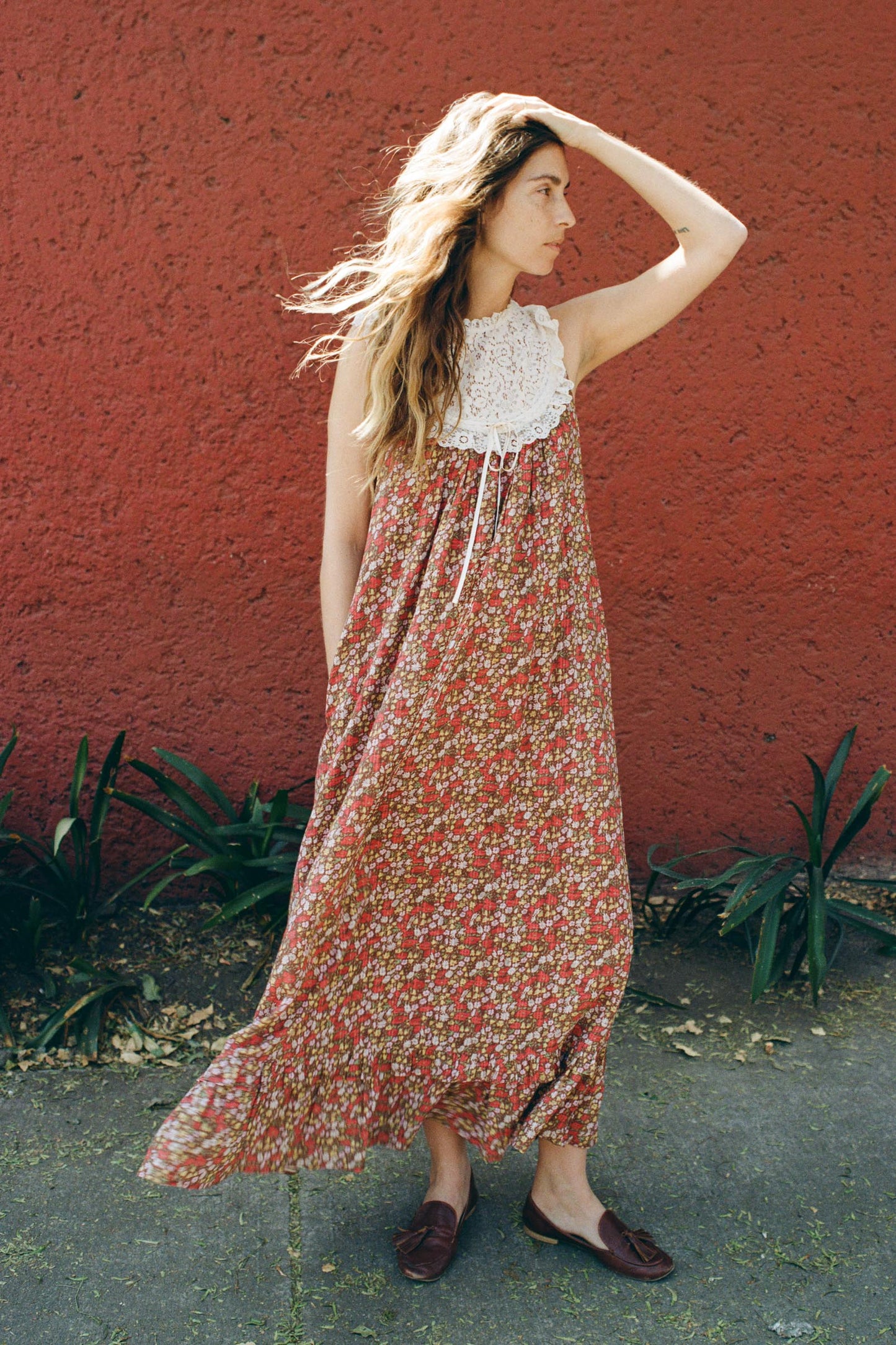 The Holly Dress | Carmine Flanders Poppy