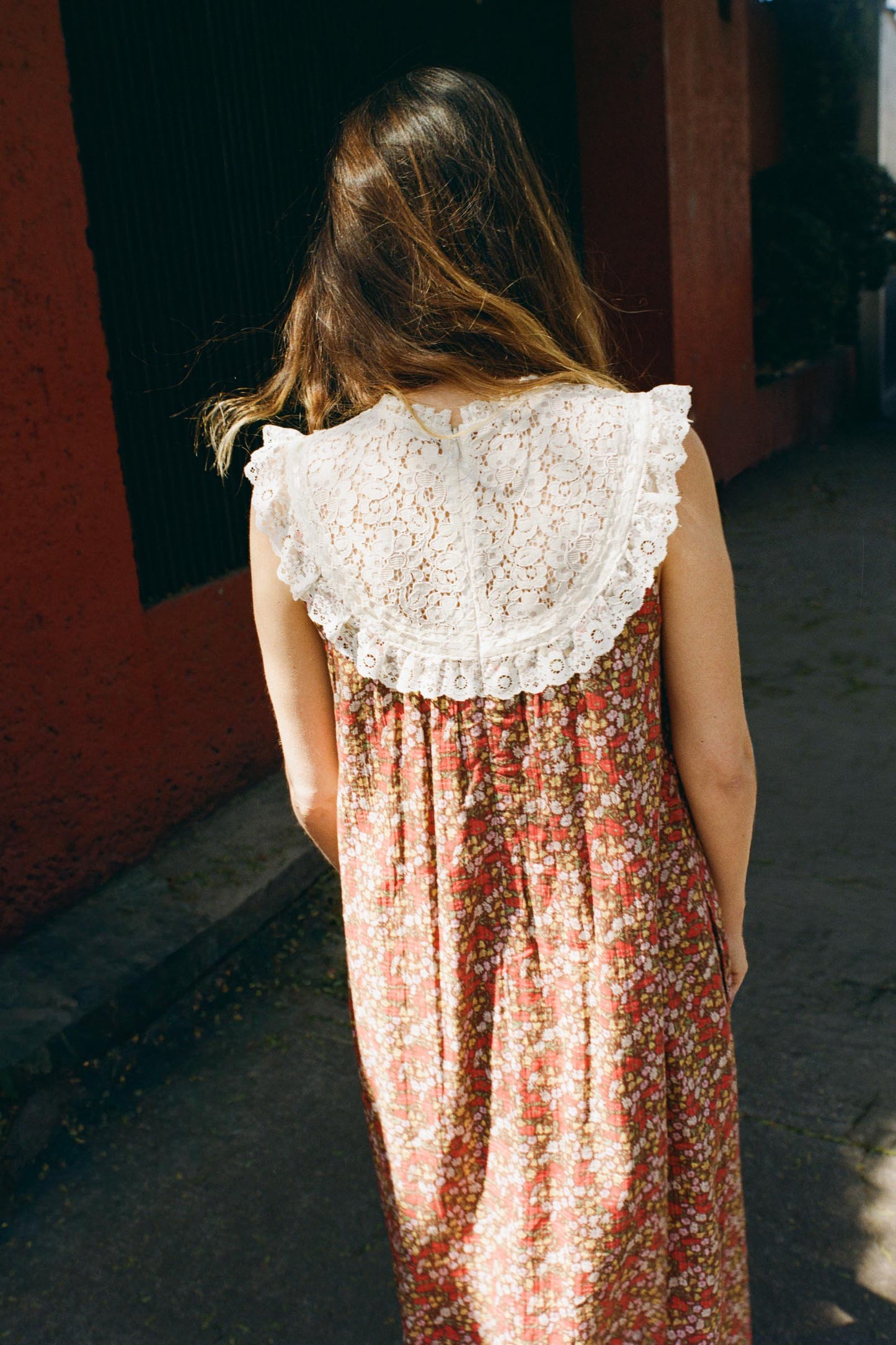 The Holly Dress | Carmine Flanders Poppy