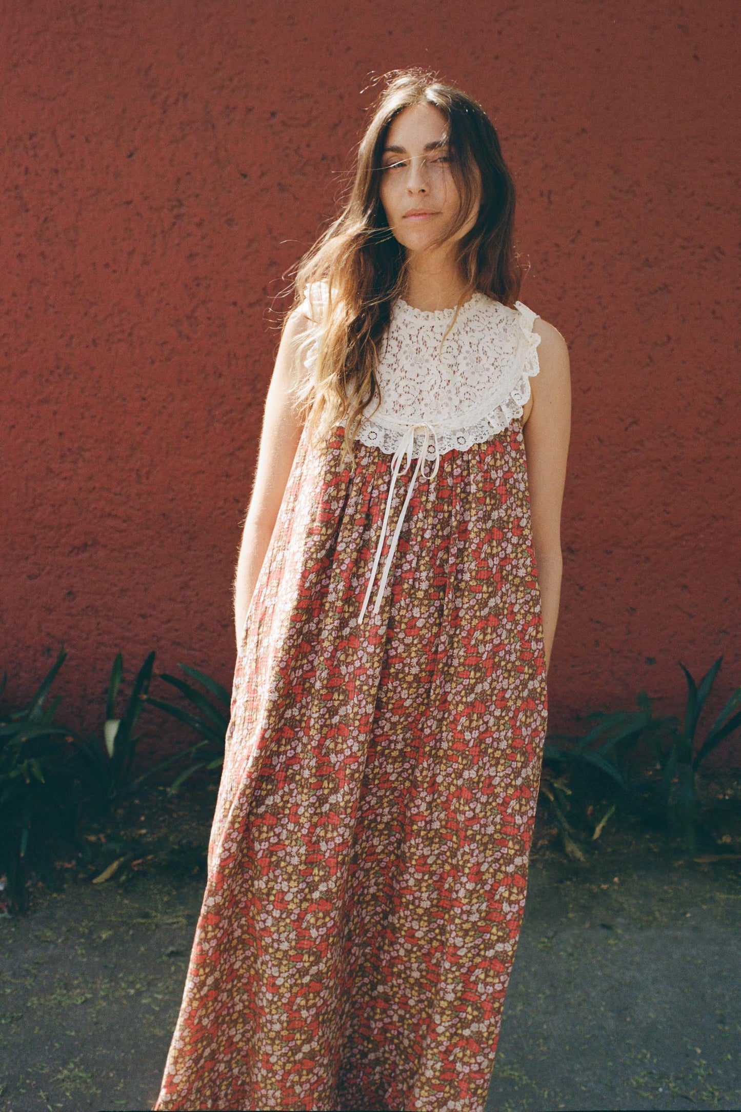The Holly Dress | Carmine Flanders Poppy