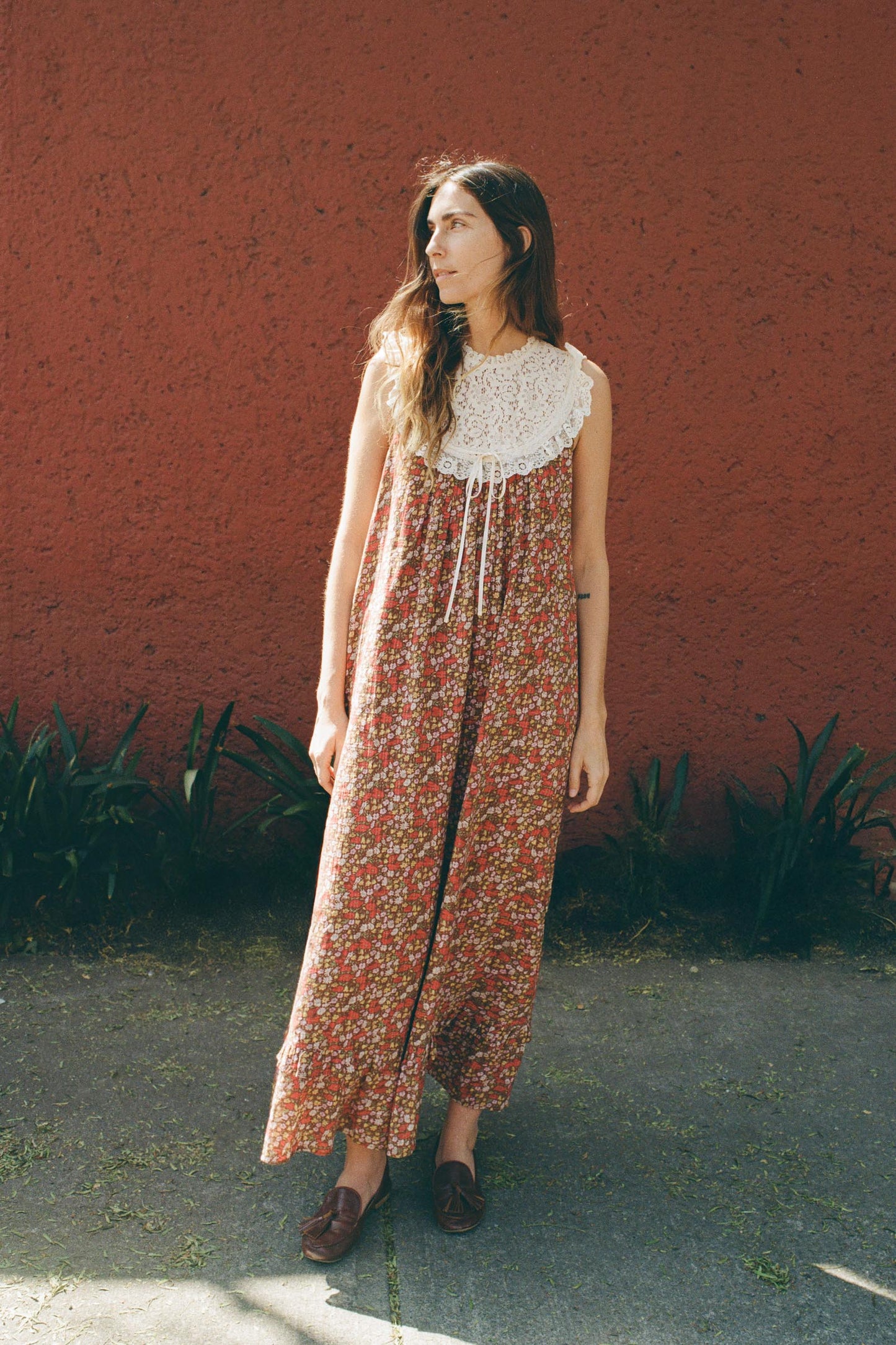 The Holly Dress | Carmine Flanders Poppy