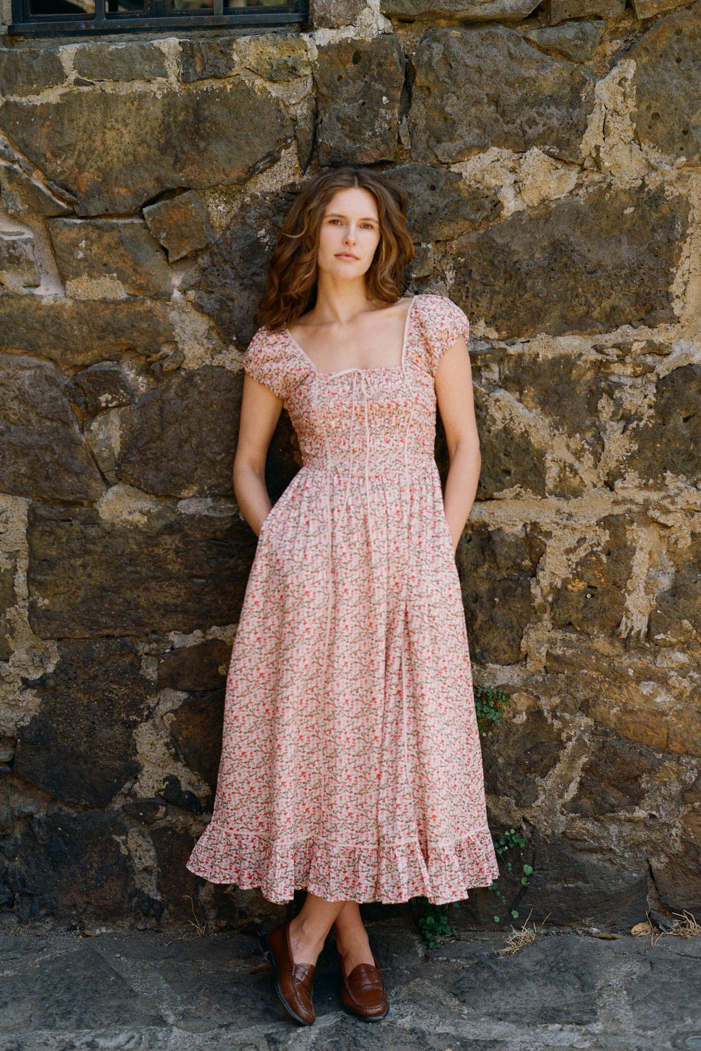 The Erin Dress Petites | Spring Mushroom Medley