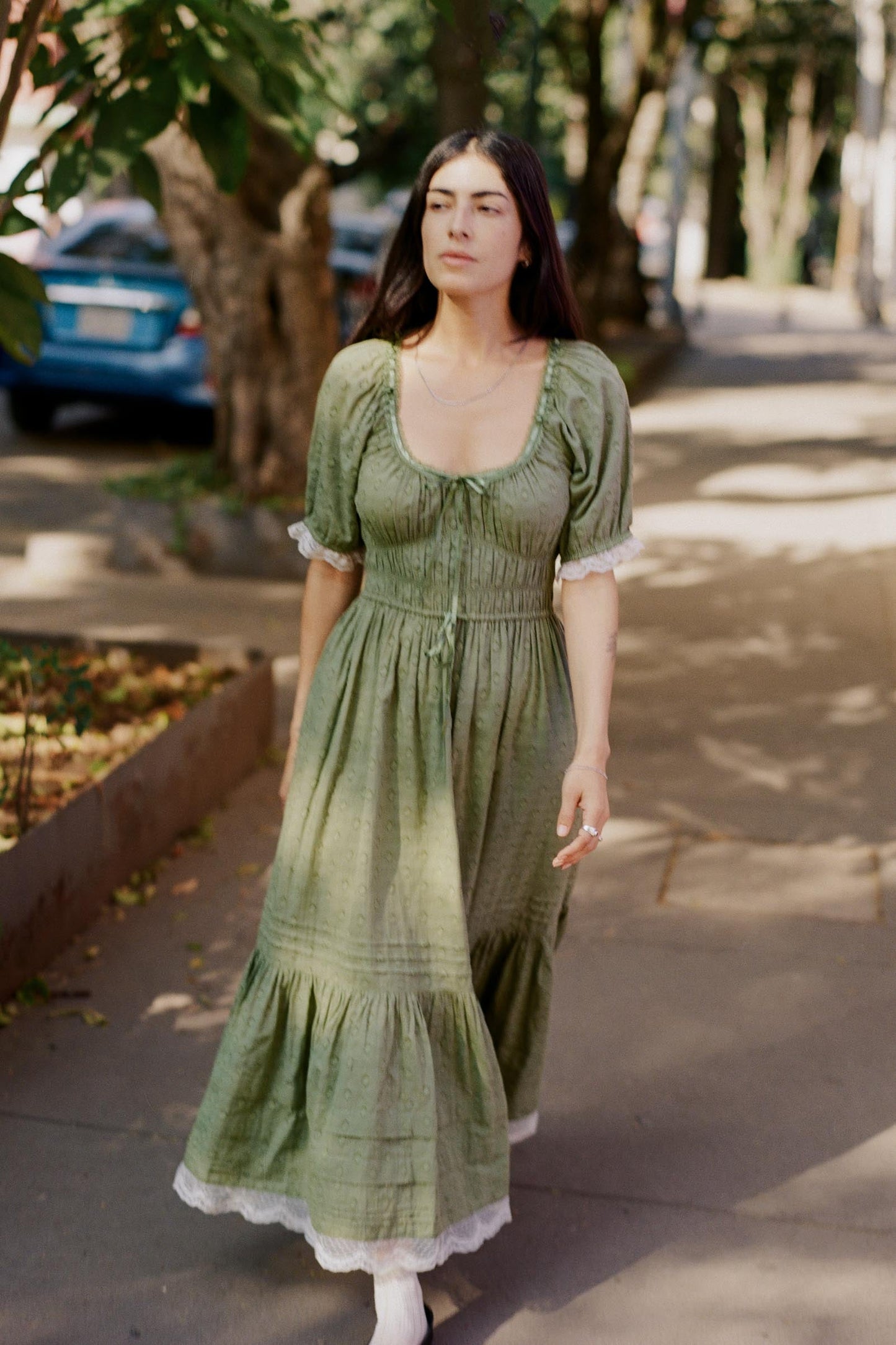 The Brynne Dress Petites | Moss