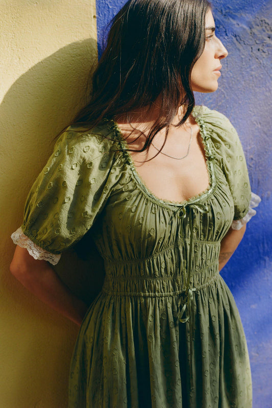 The Brynne Dress | Moss