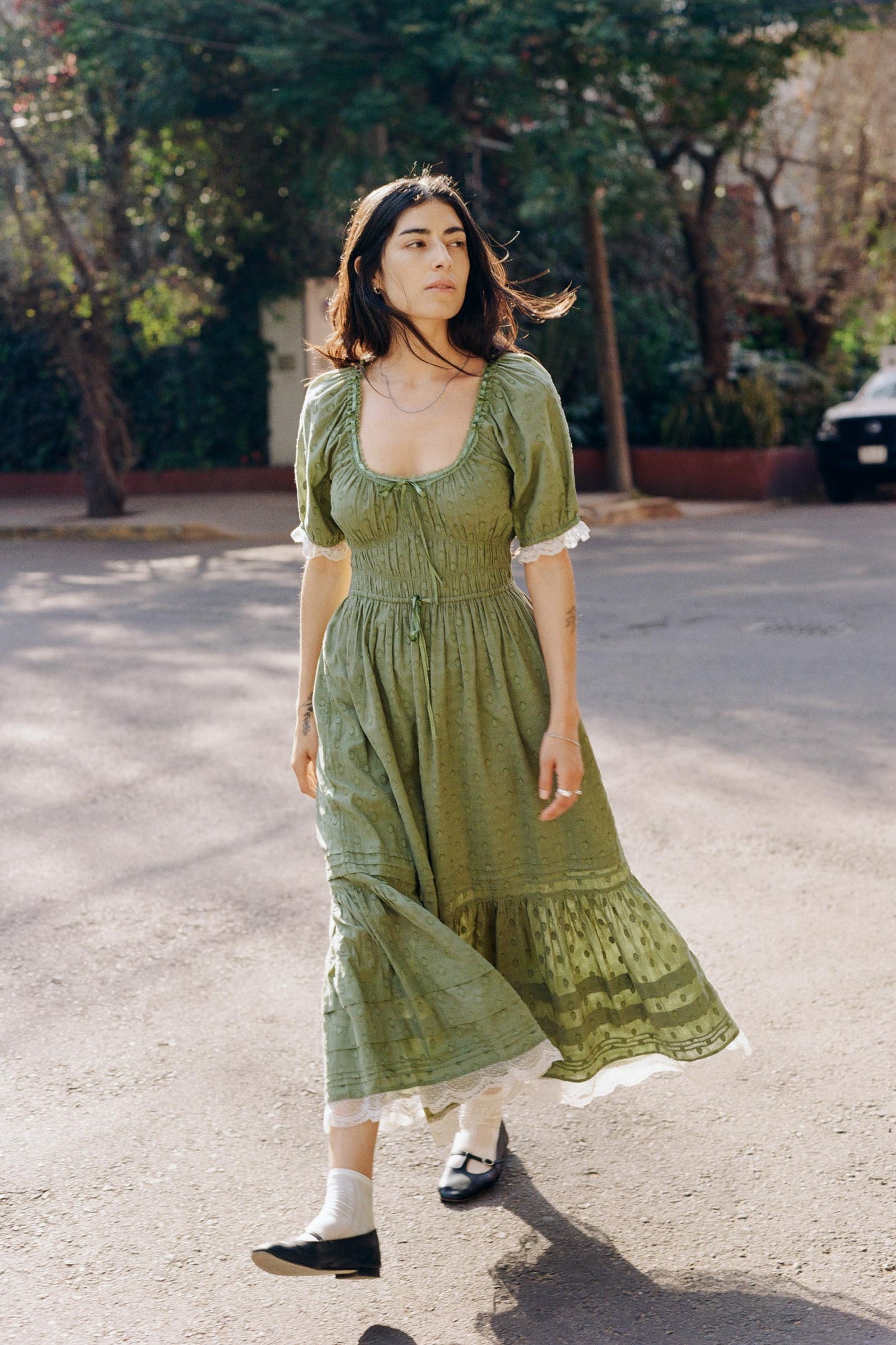 The Brynne Dress | Moss