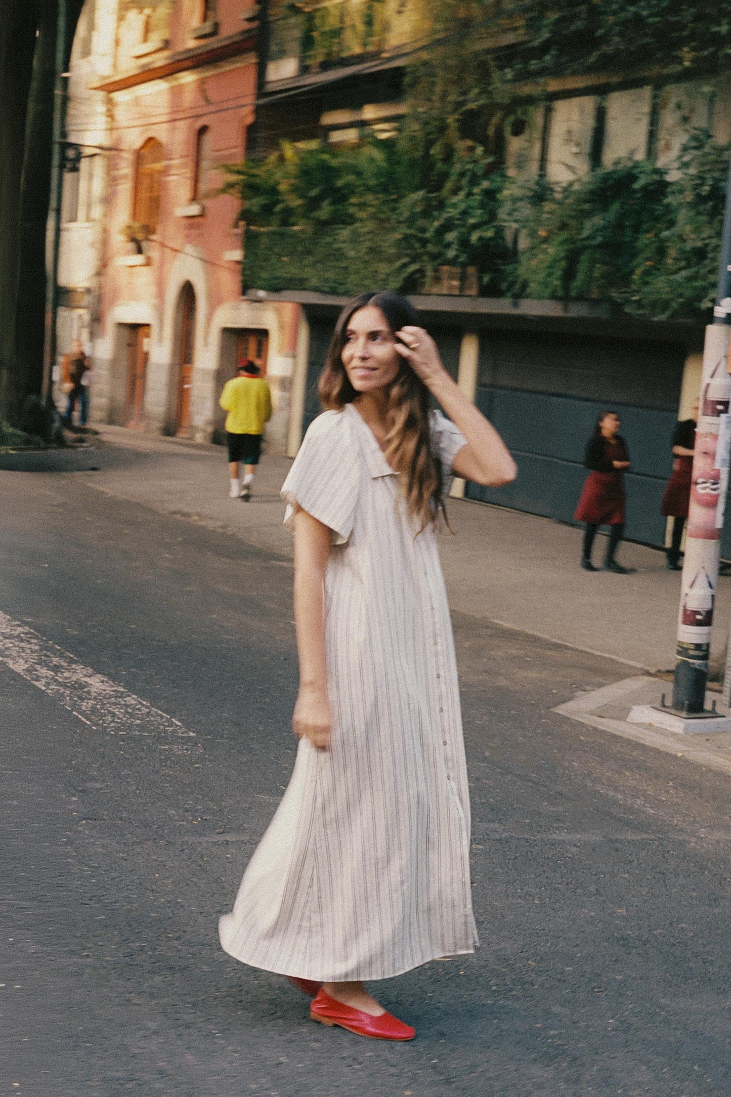 The Walter Dress | Dusk Stripe