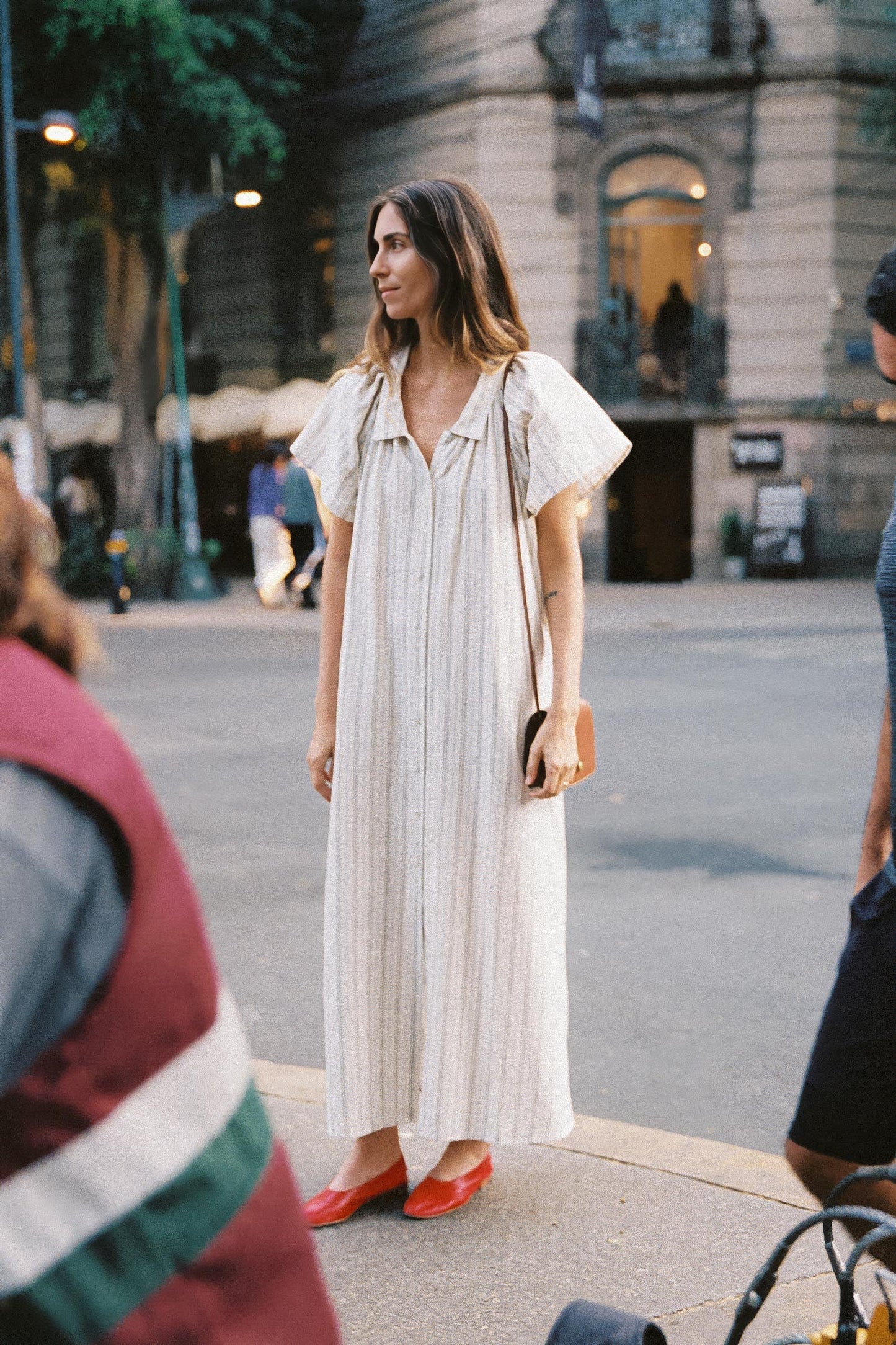 The Walter Dress | Dusk Stripe