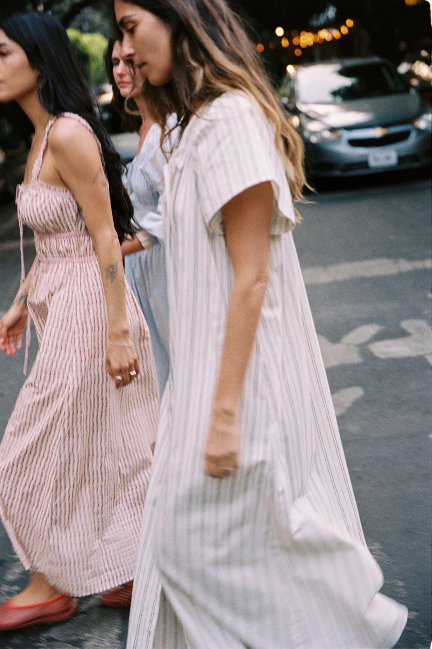 The Walter Dress | Dusk Stripe