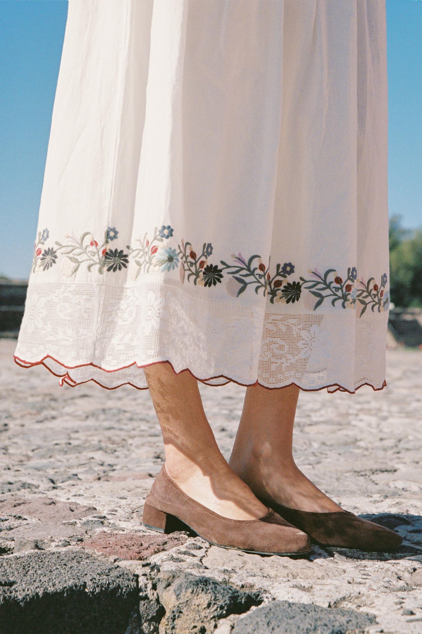 The Xander Skirt | Ecru