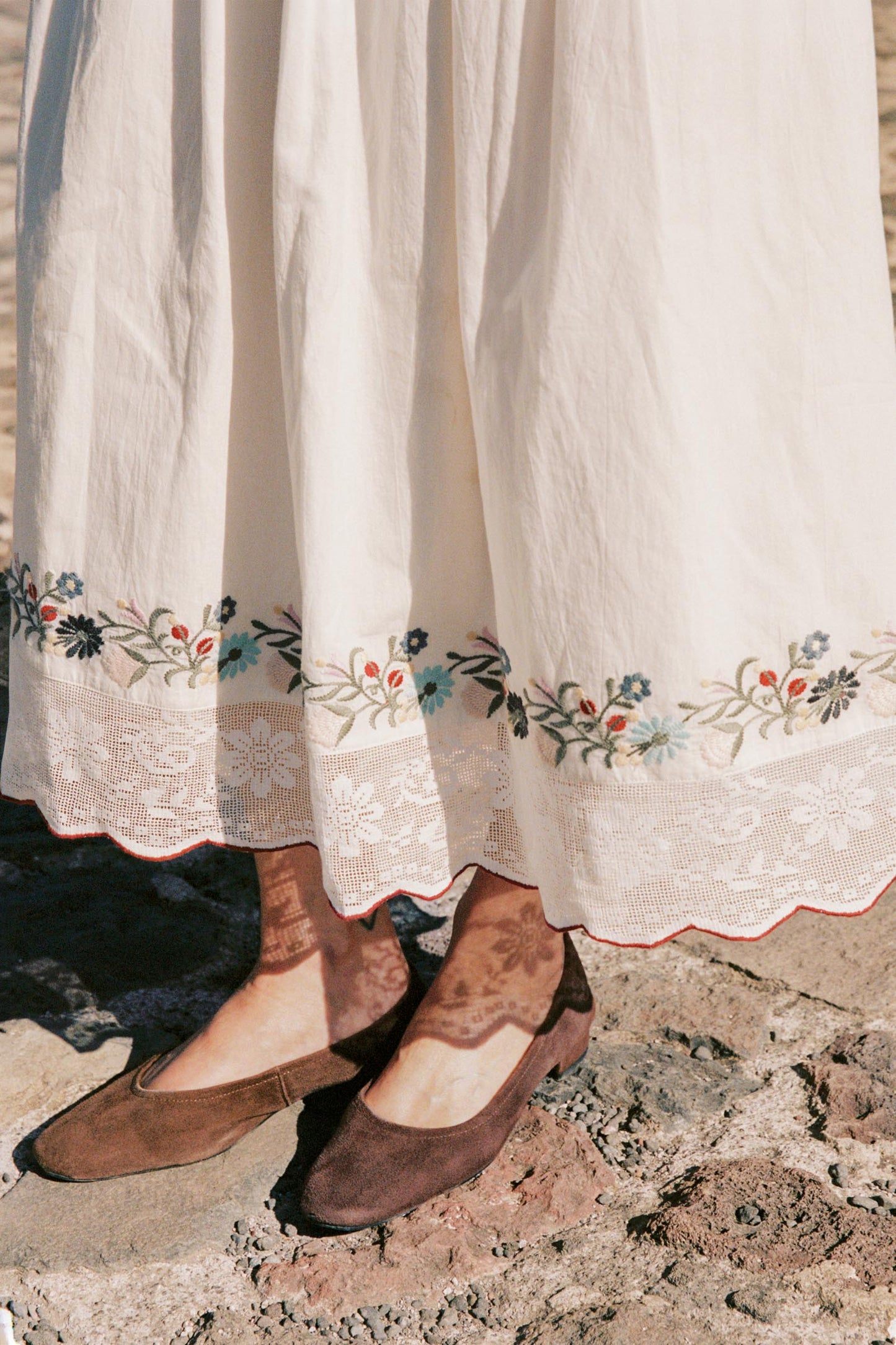 The Xander Skirt | Ecru