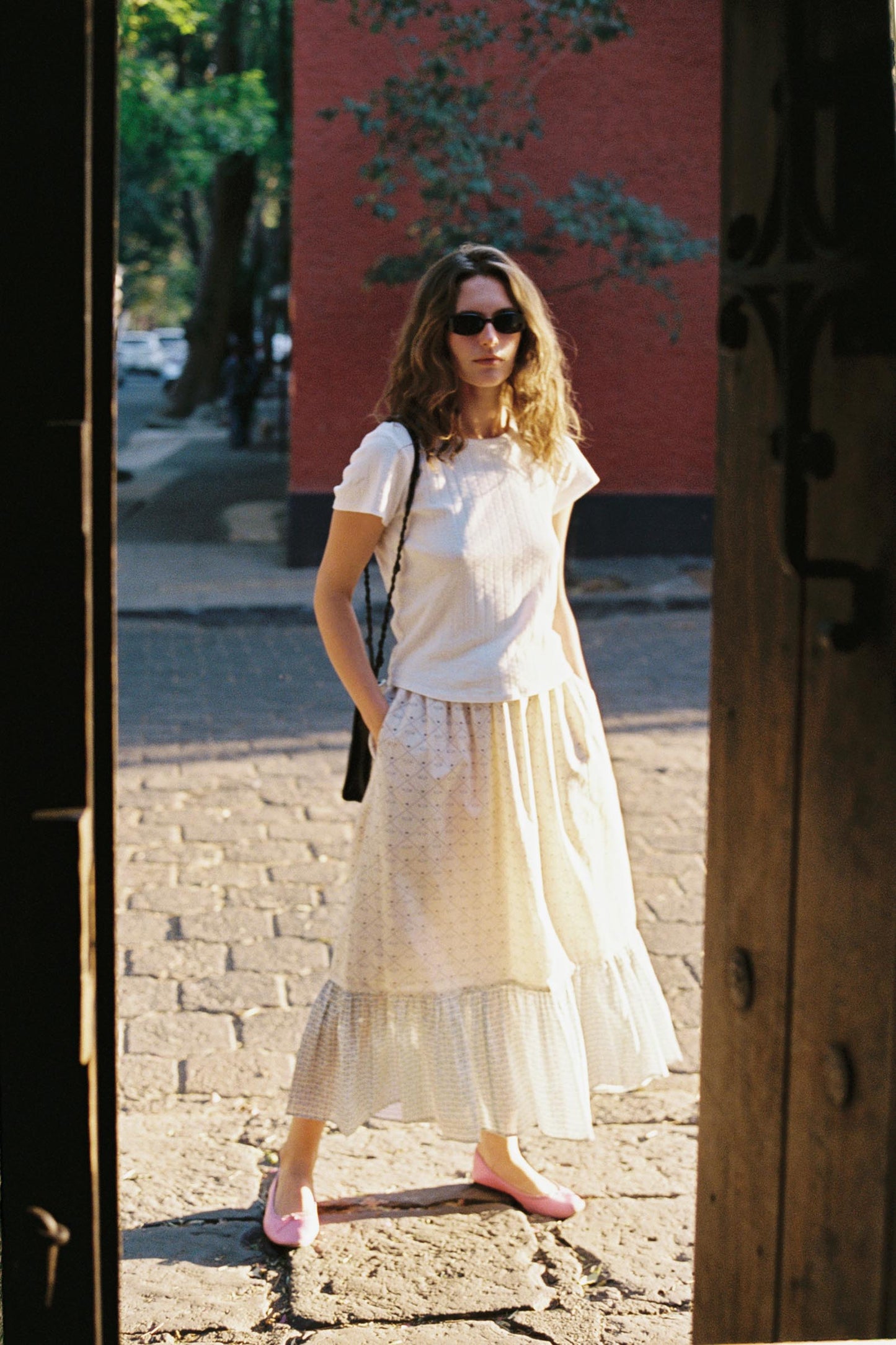 The Mariana Skirt | Dotted Plaid