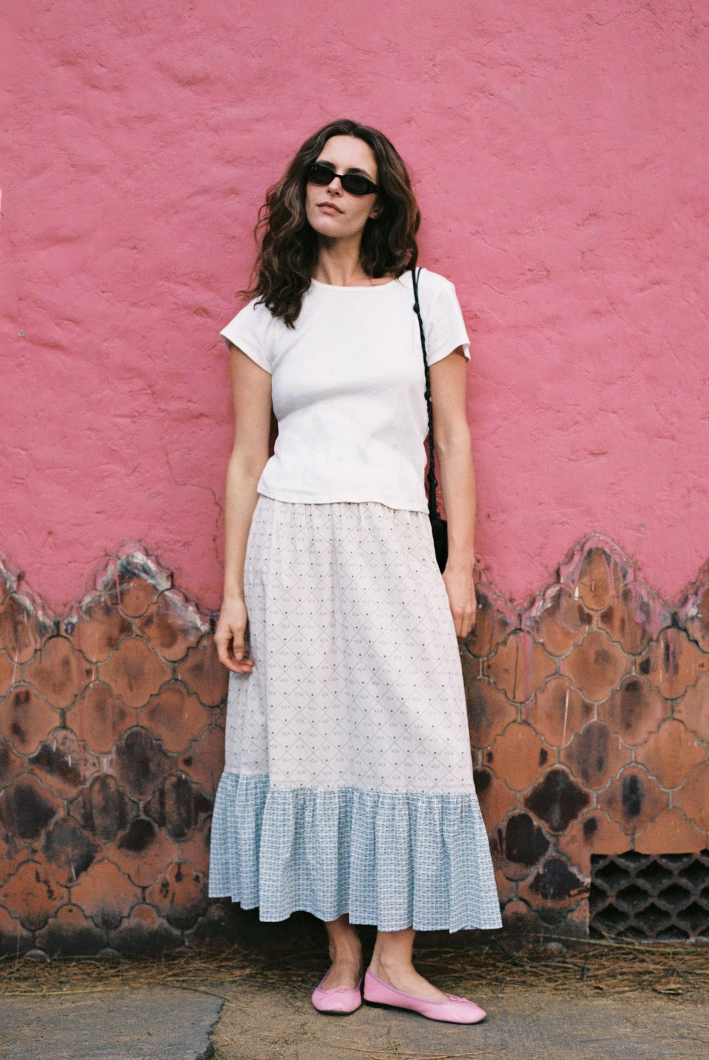 The Mariana Skirt | Dotted Plaid