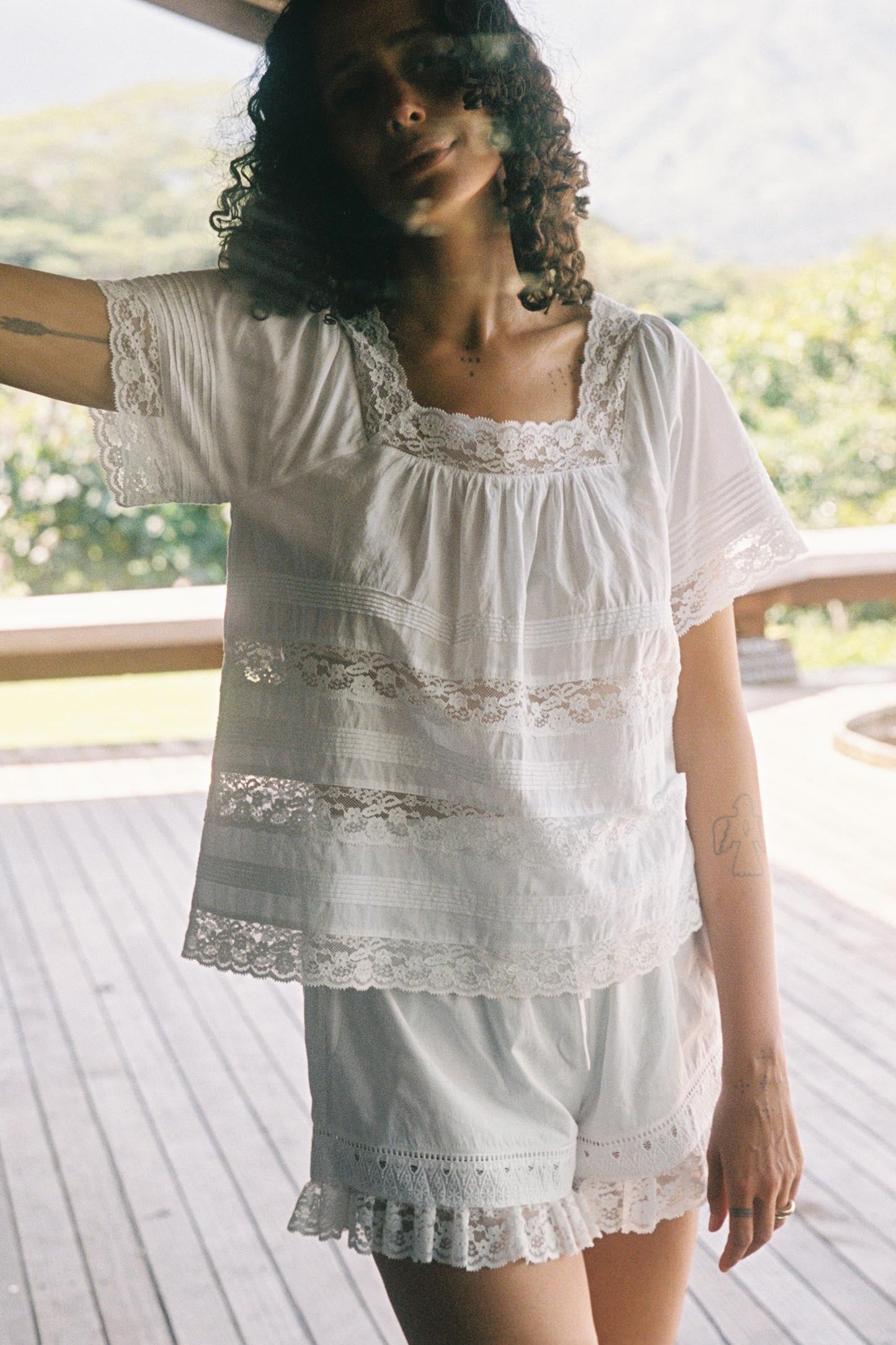 The Marlene Top | Alabaster