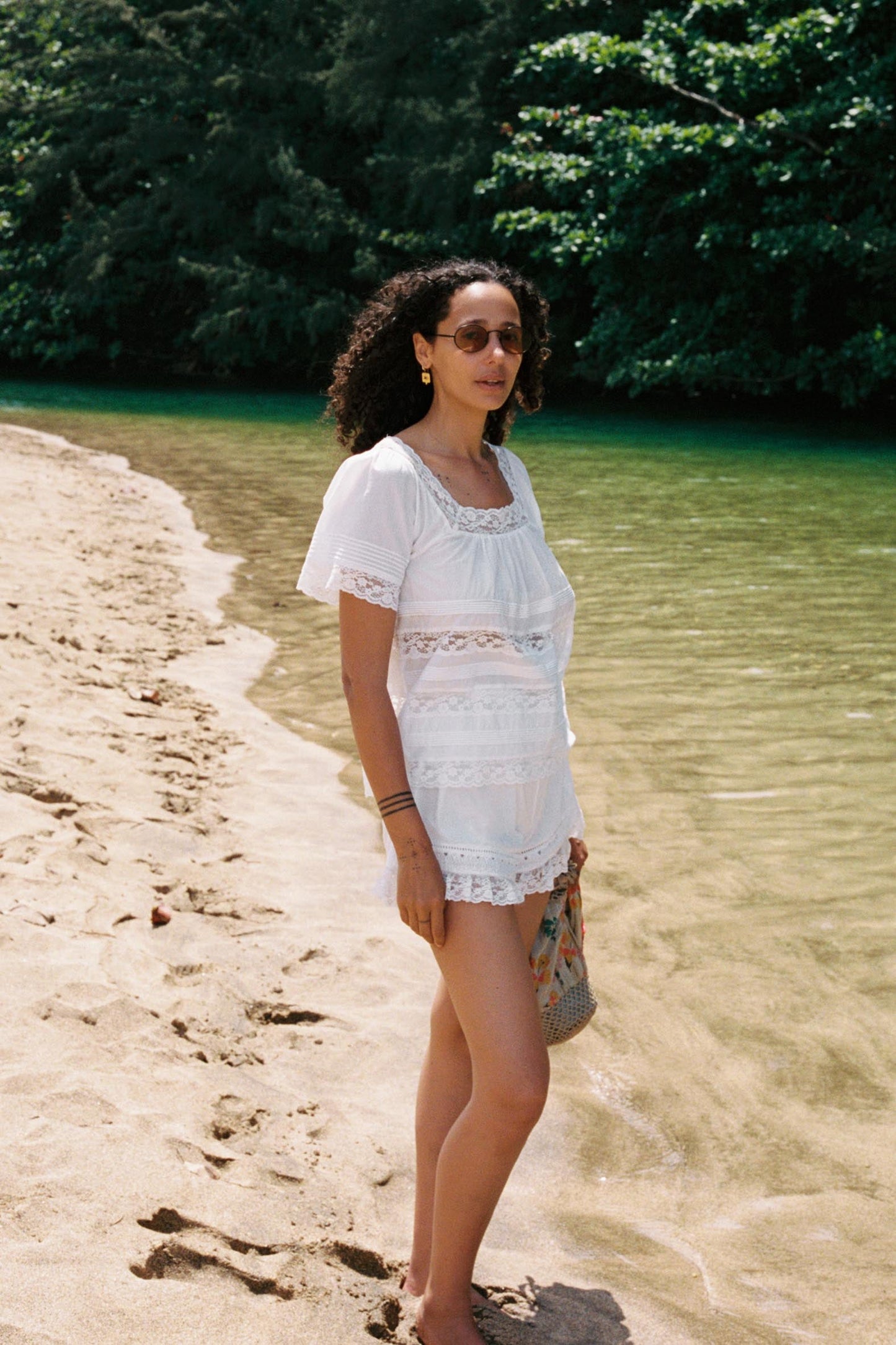 The Marlene Top | Alabaster