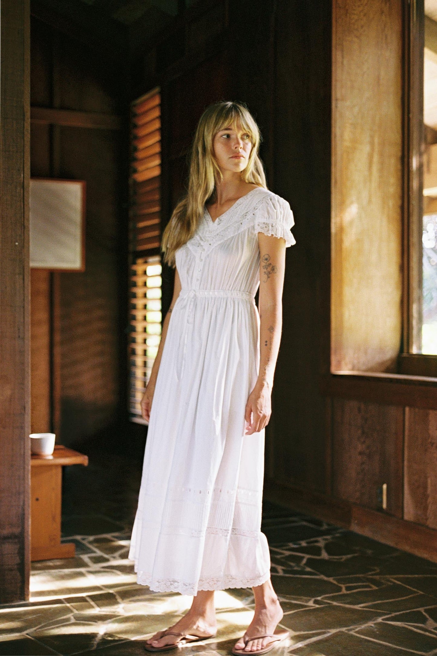 The Fatima Dress Petites | Alabaster