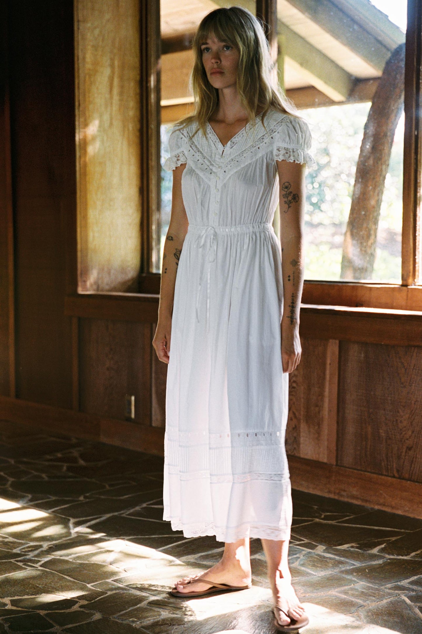 The Fatima Dress Petites | Alabaster