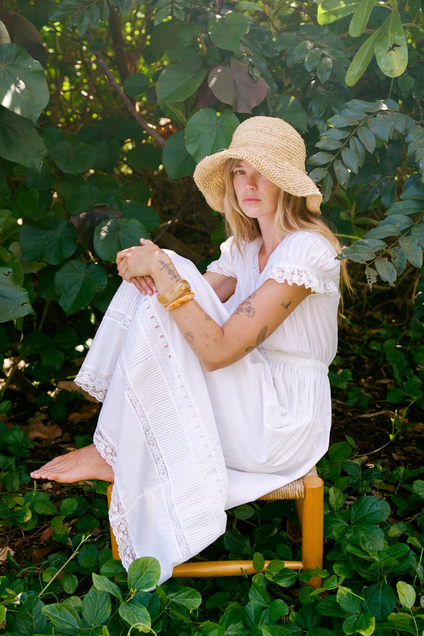 The Fatima Dress | Alabaster