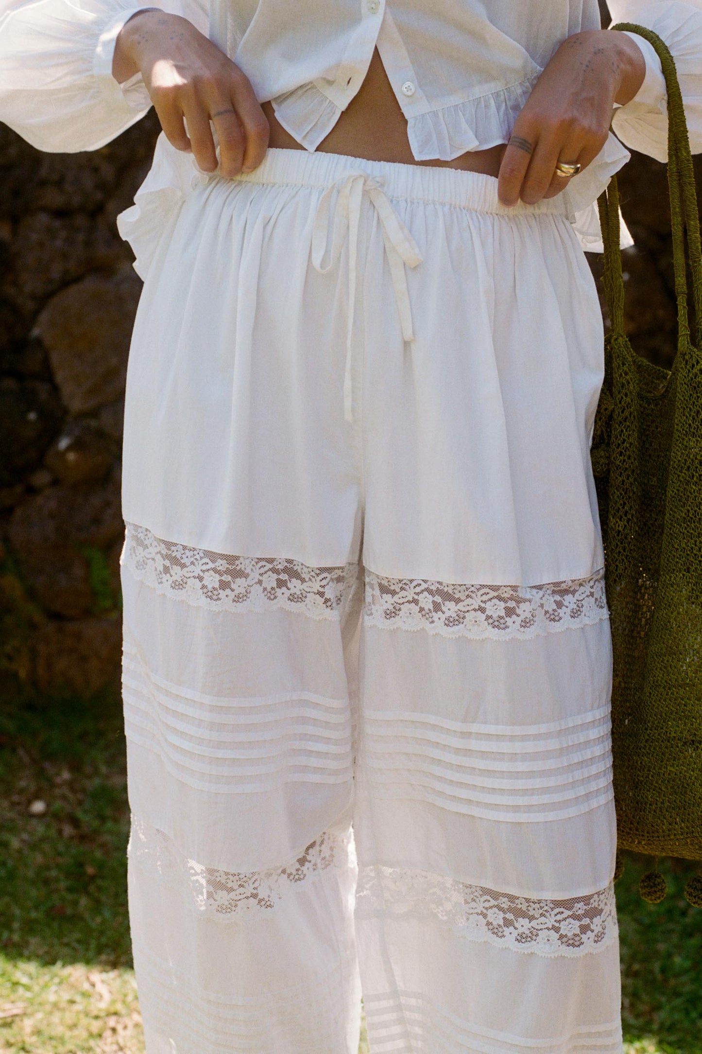 The Emanuelle Pant | Alabaster