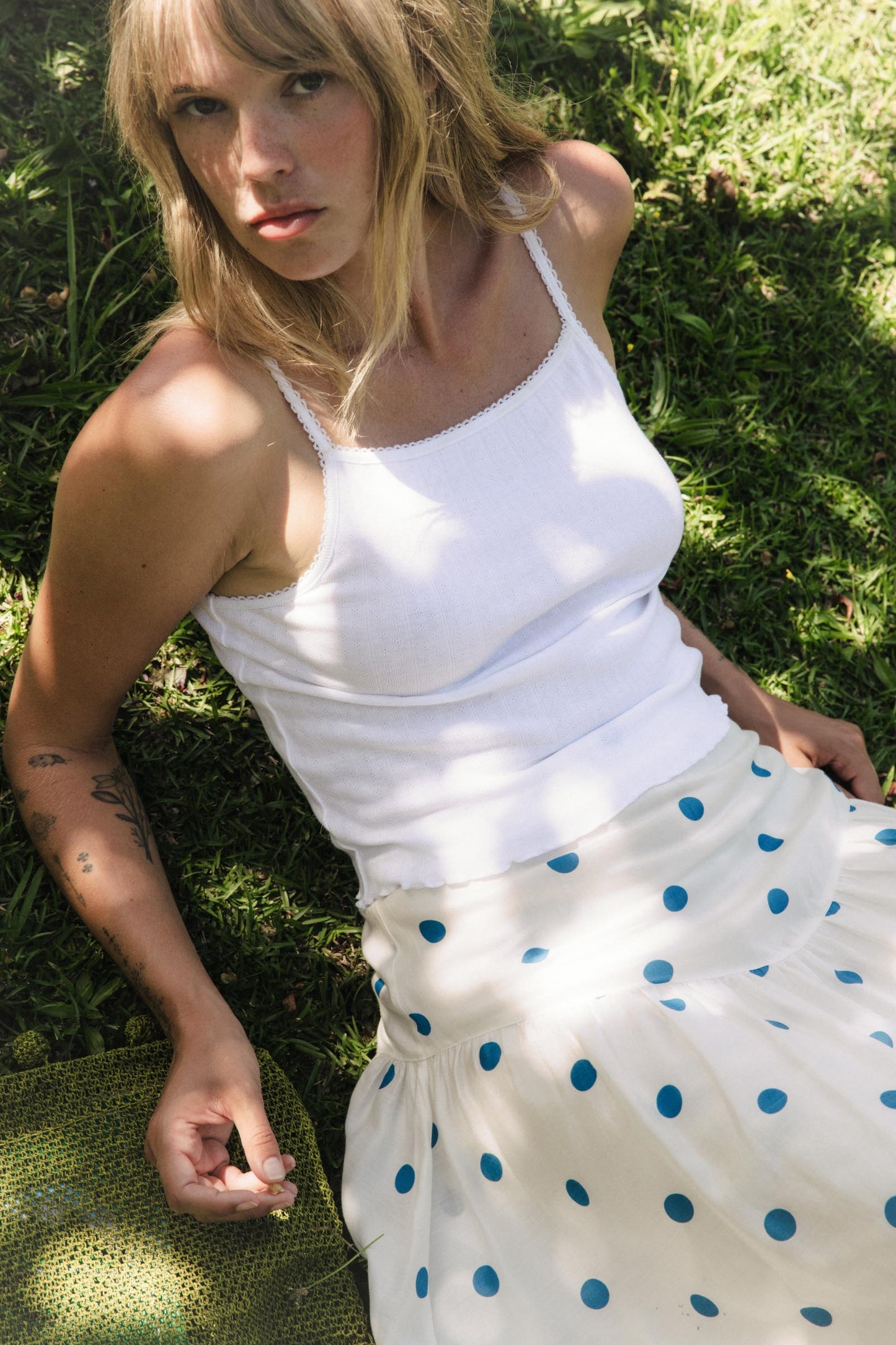 The Addie Tank | Ivory Regenerative Pointelle