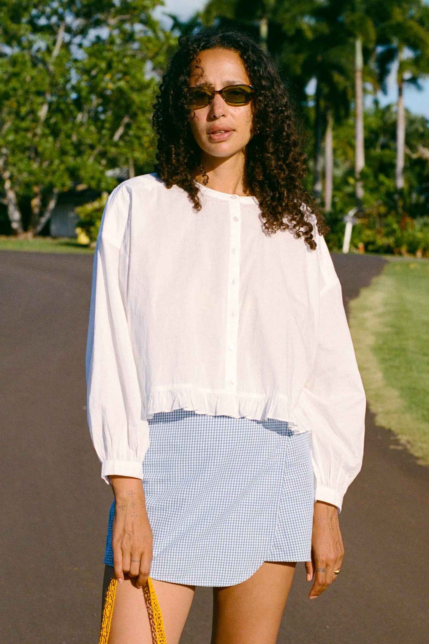 The Heidi Blouse | Alabaster