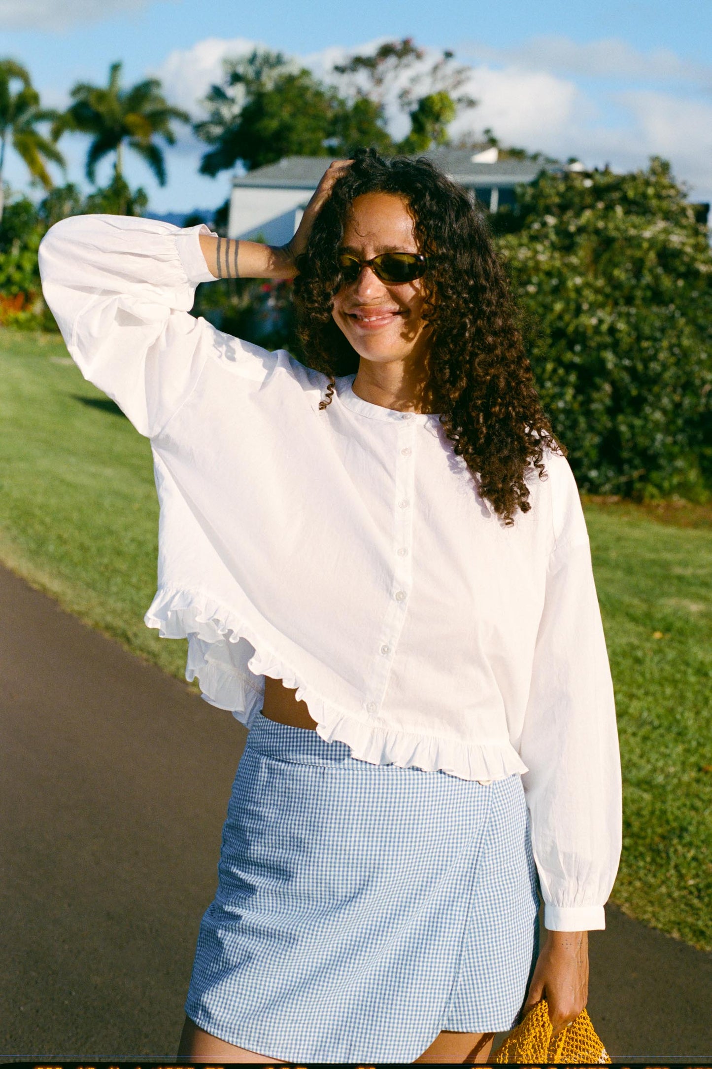 The Heidi Blouse | Alabaster