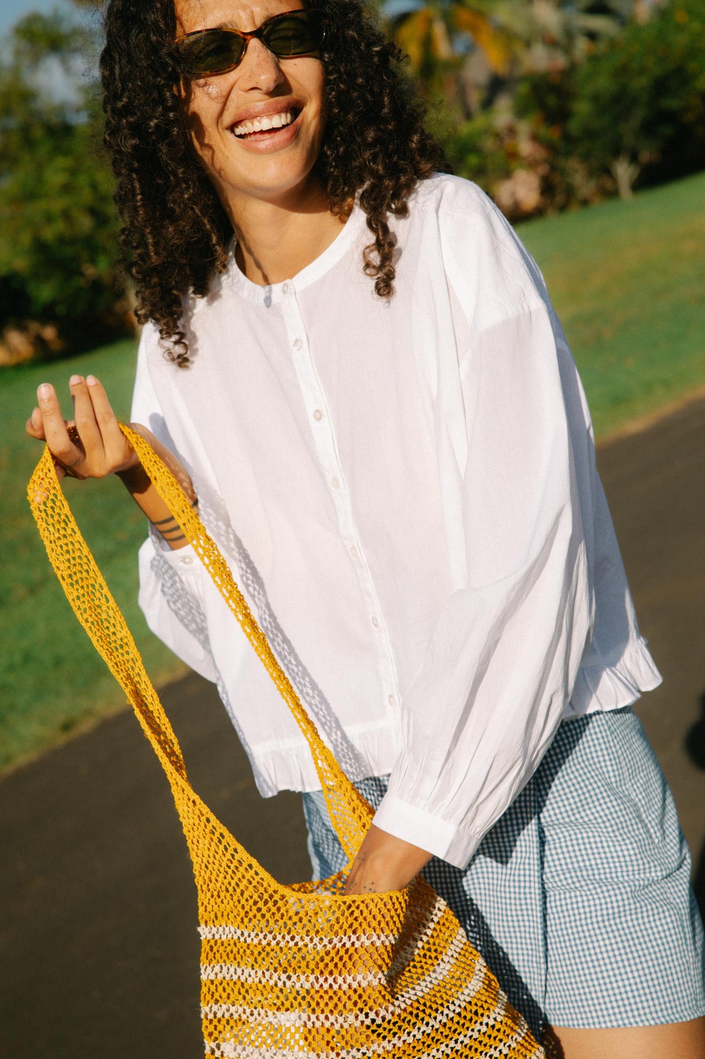 The Heidi Blouse | Alabaster
