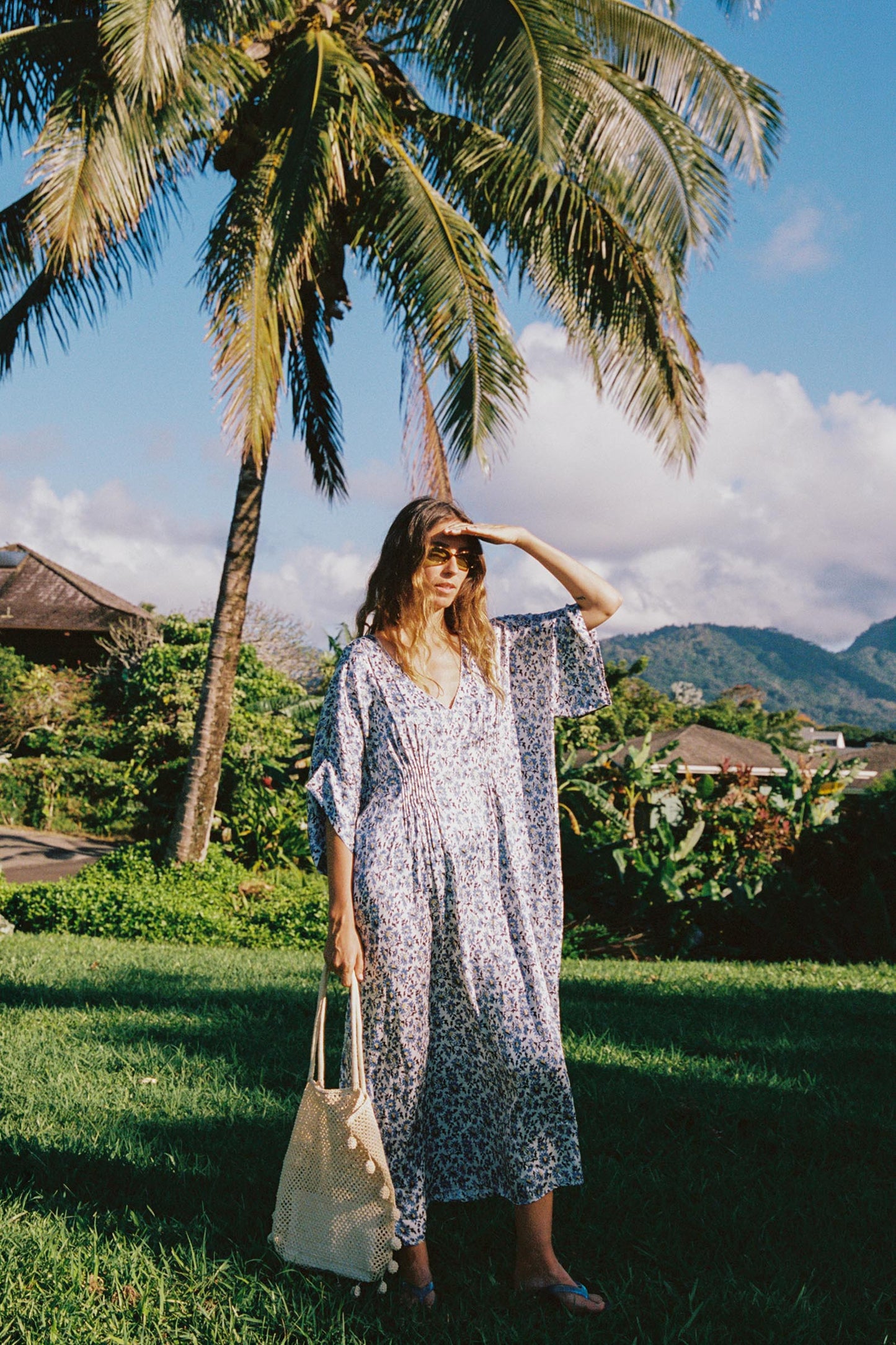 The Aika Dress | Sunflower Azure