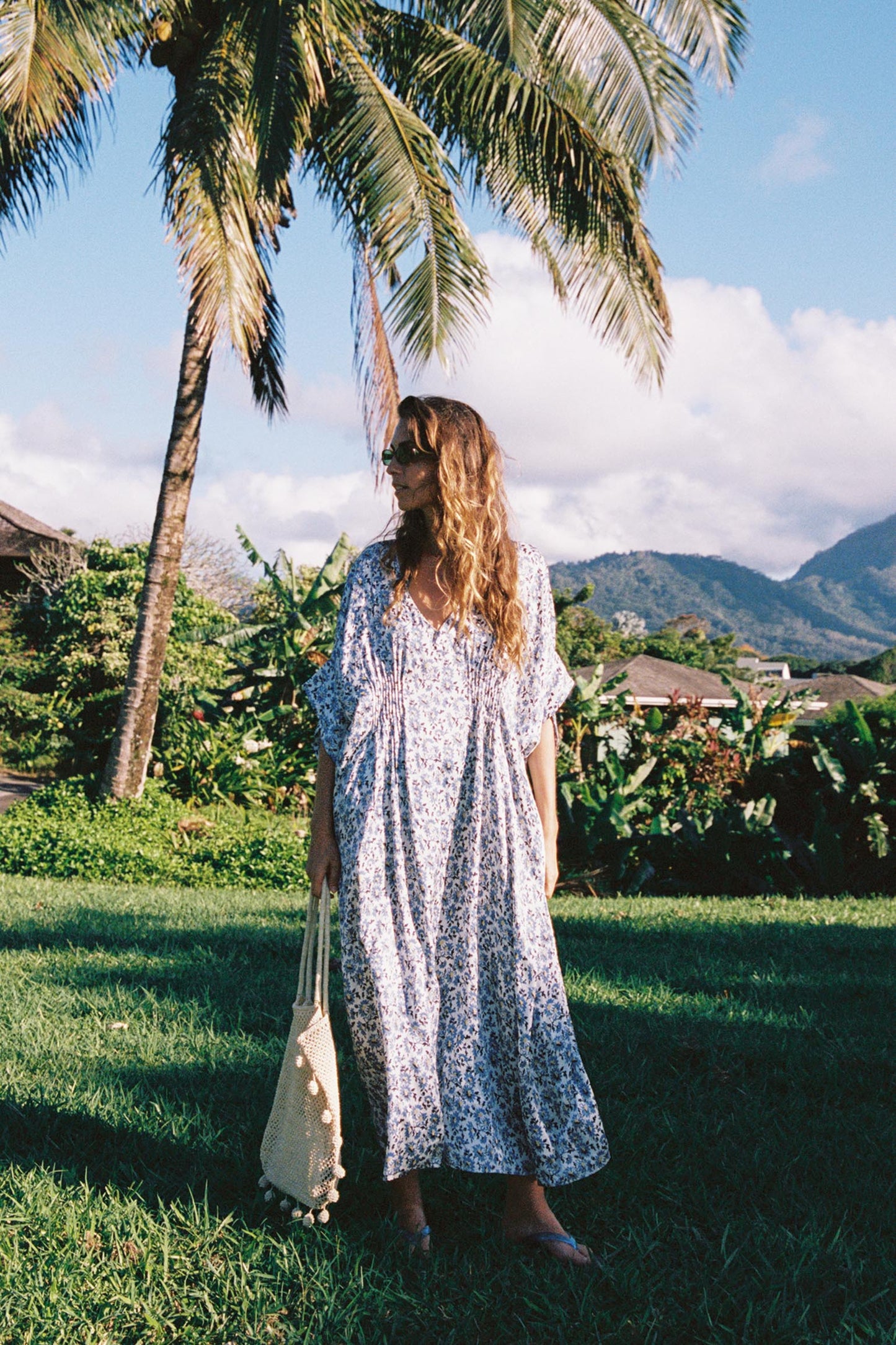The Aika Dress | Sunflower Azure