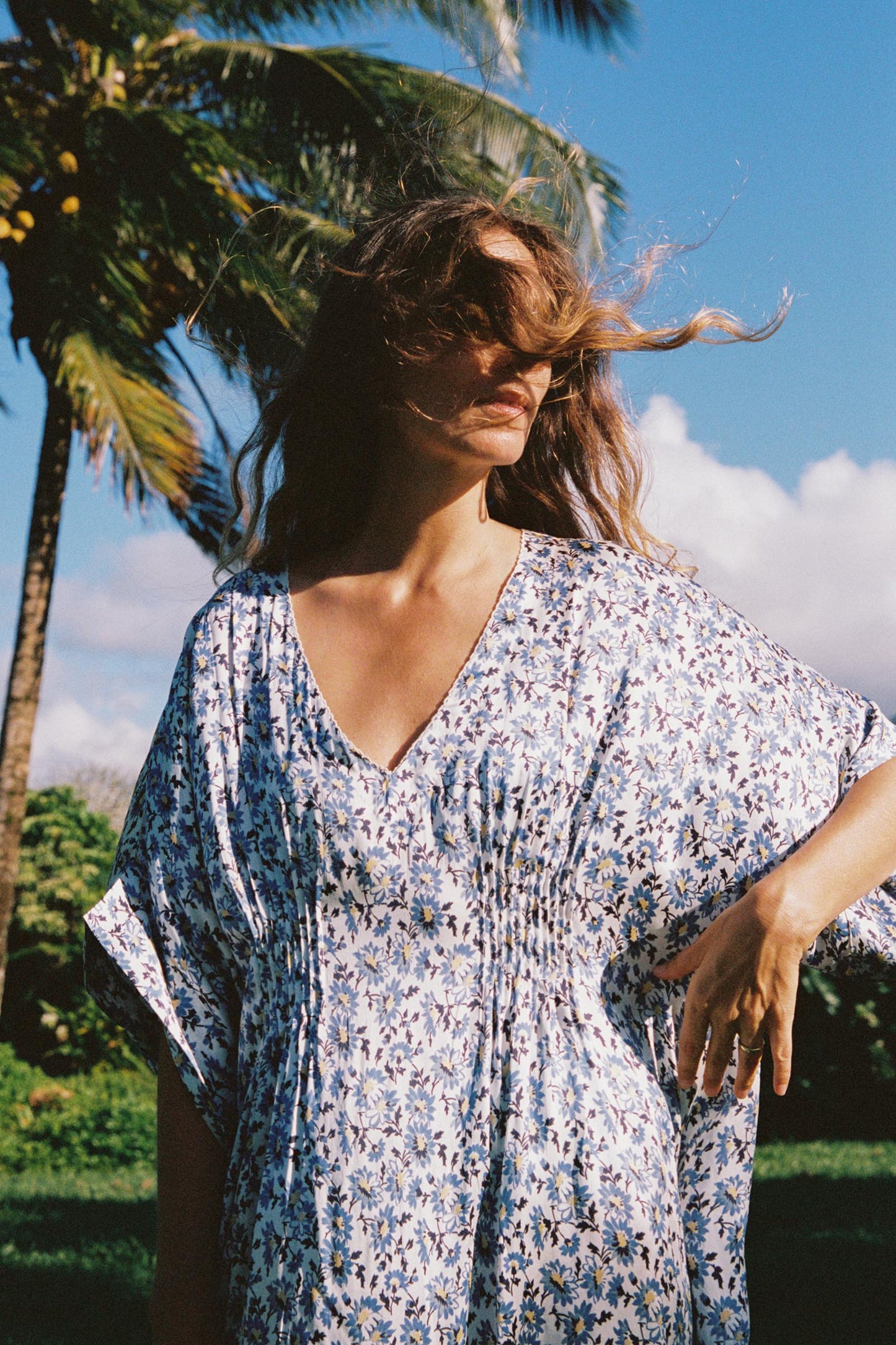 The Aika Dress | Sunflower Azure