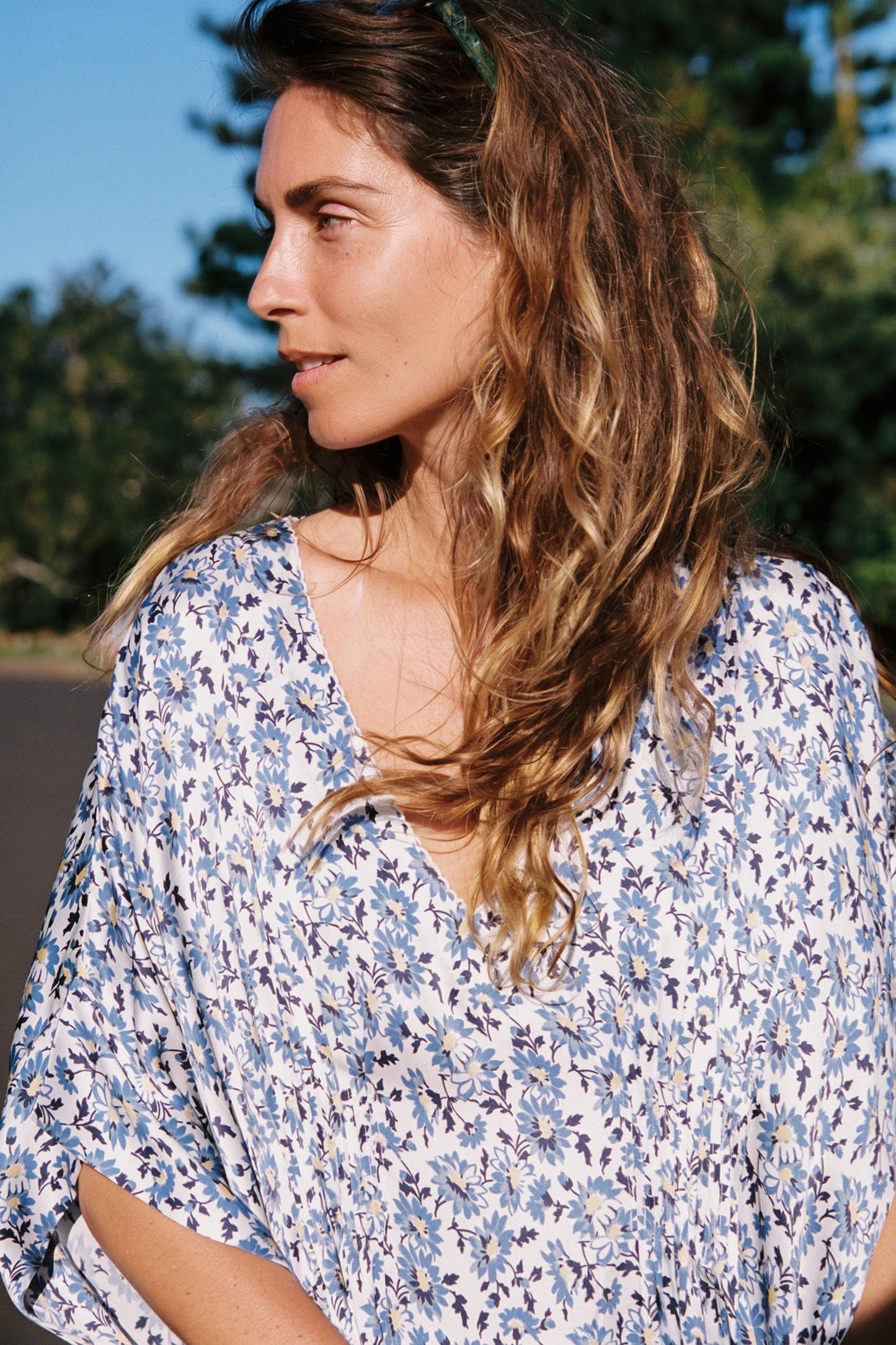 The Aika Dress | Sunflower Azure