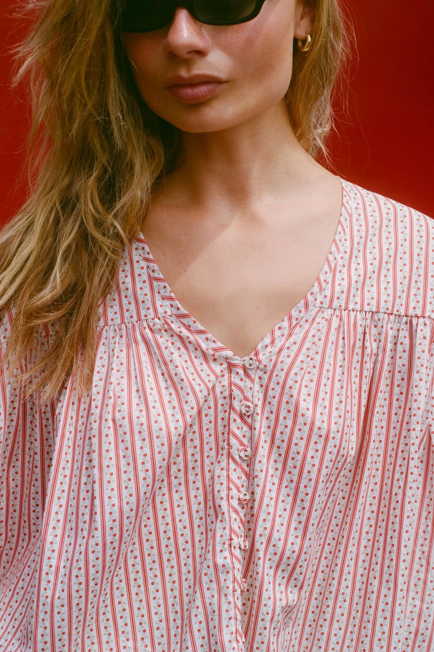 The Georgina Blouse | Strawberry Vine