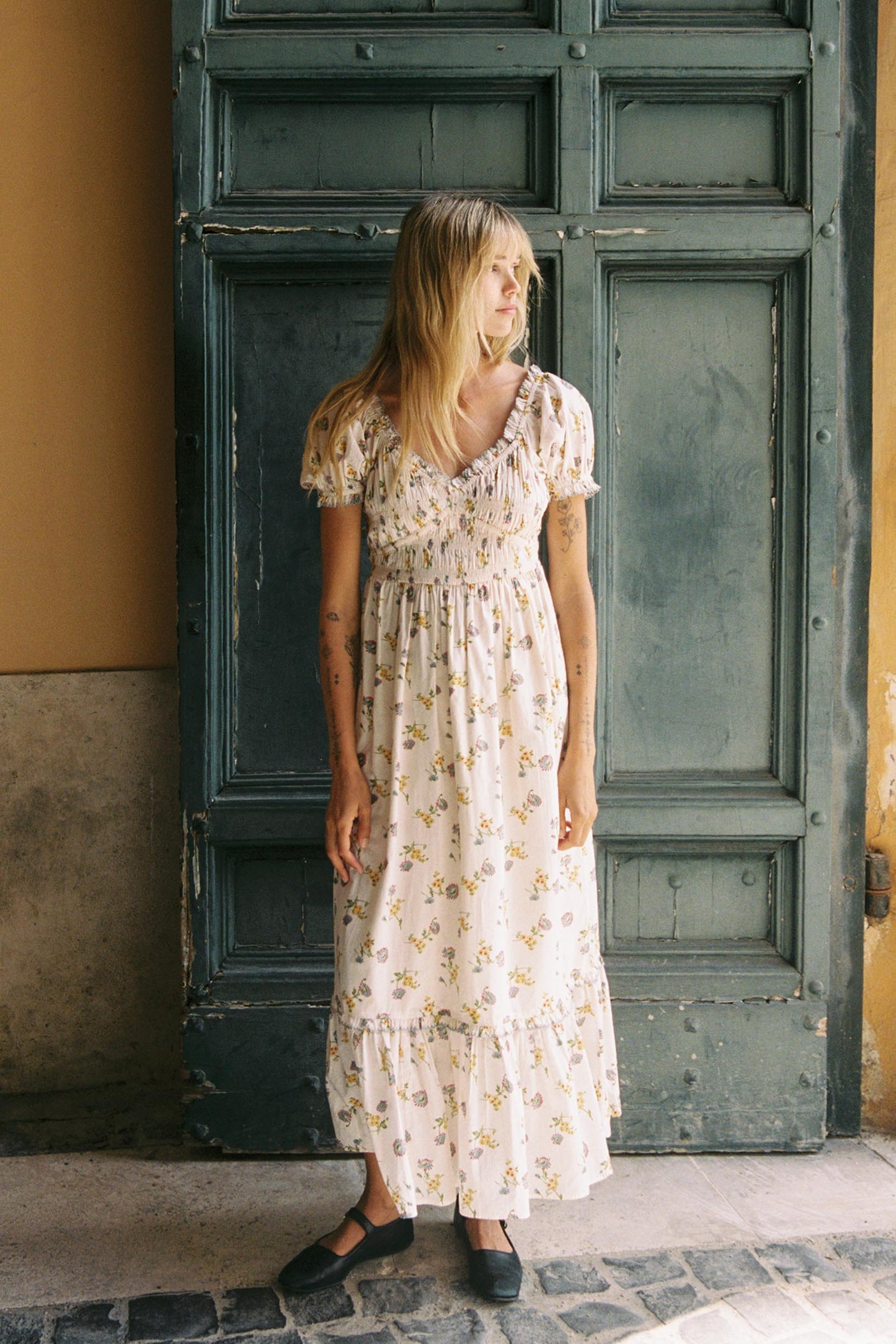 The Matilde Dress | Alabaster Daisy