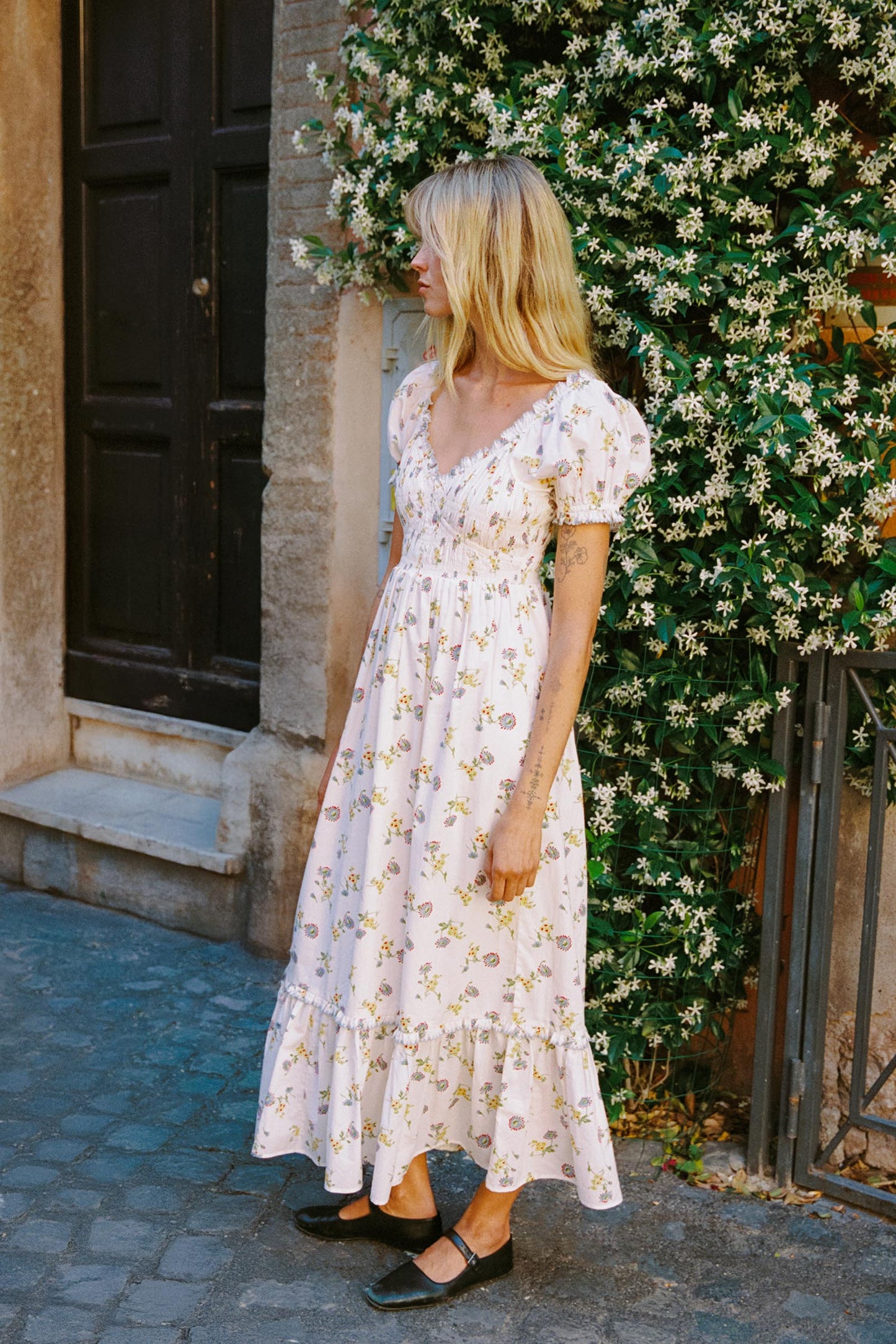 The Matilde Dress | Alabaster Daisy