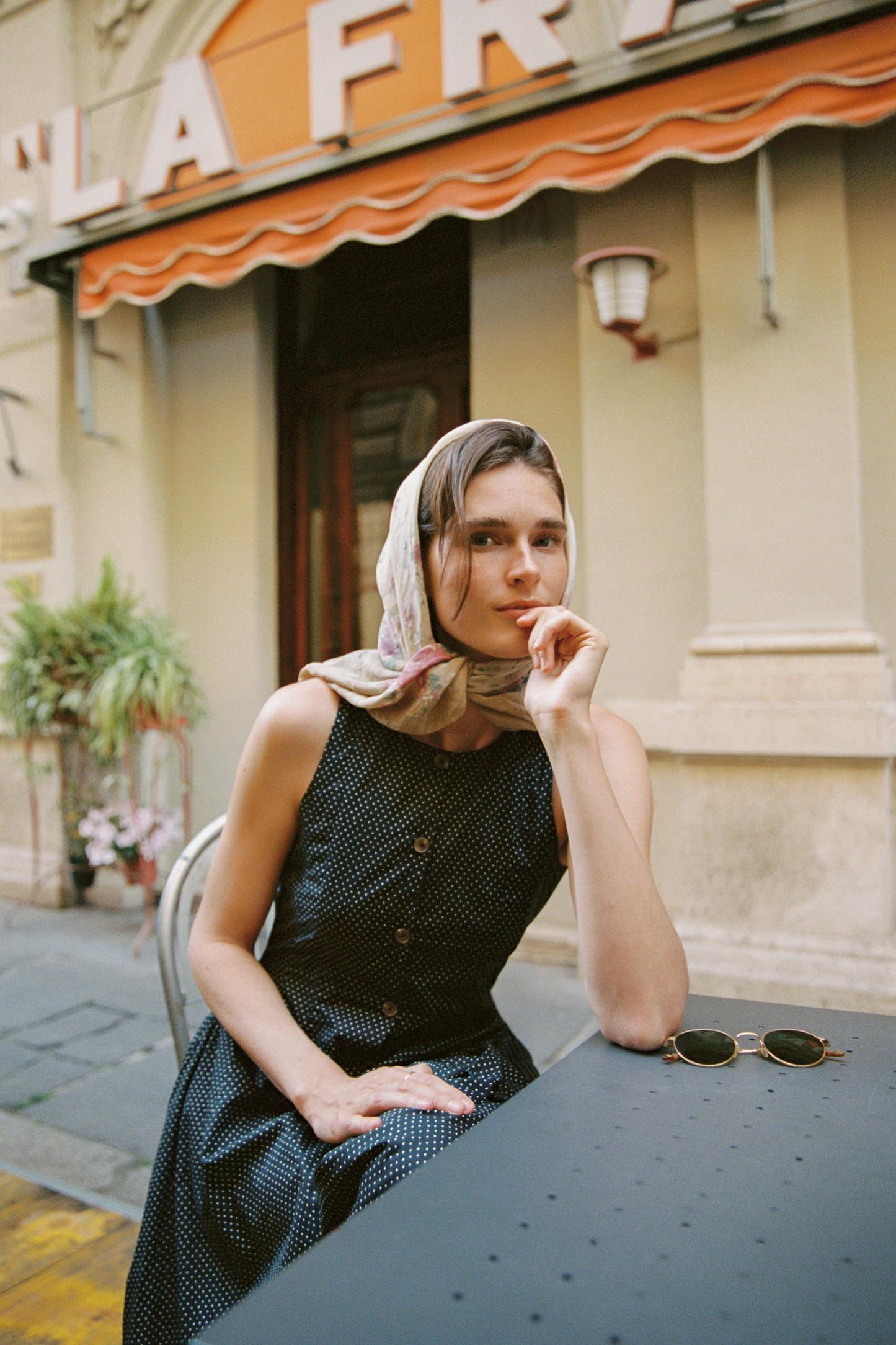 The Indra Dress | Noir Dot