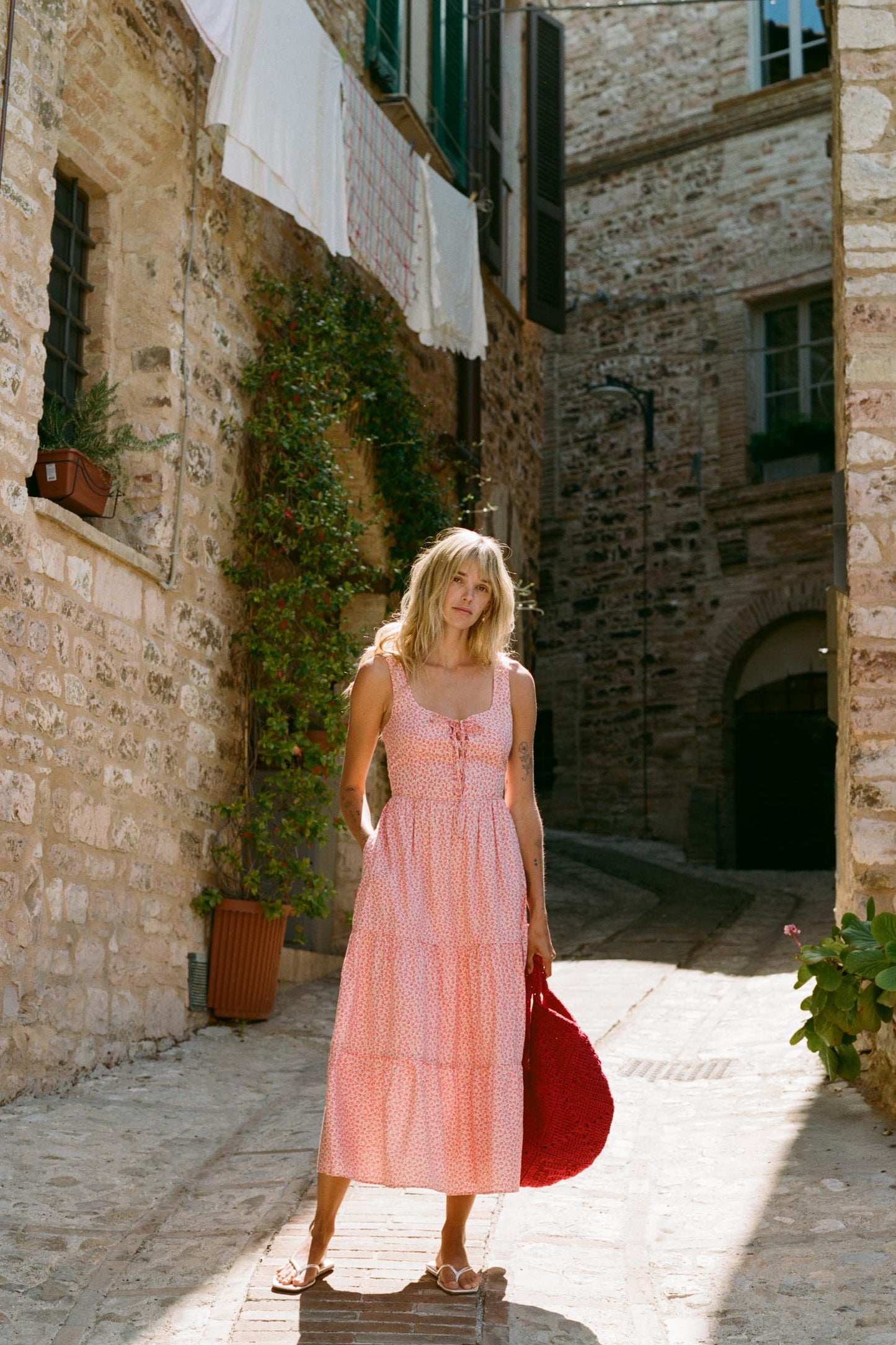 The Adele Dress | Raspberry Vine