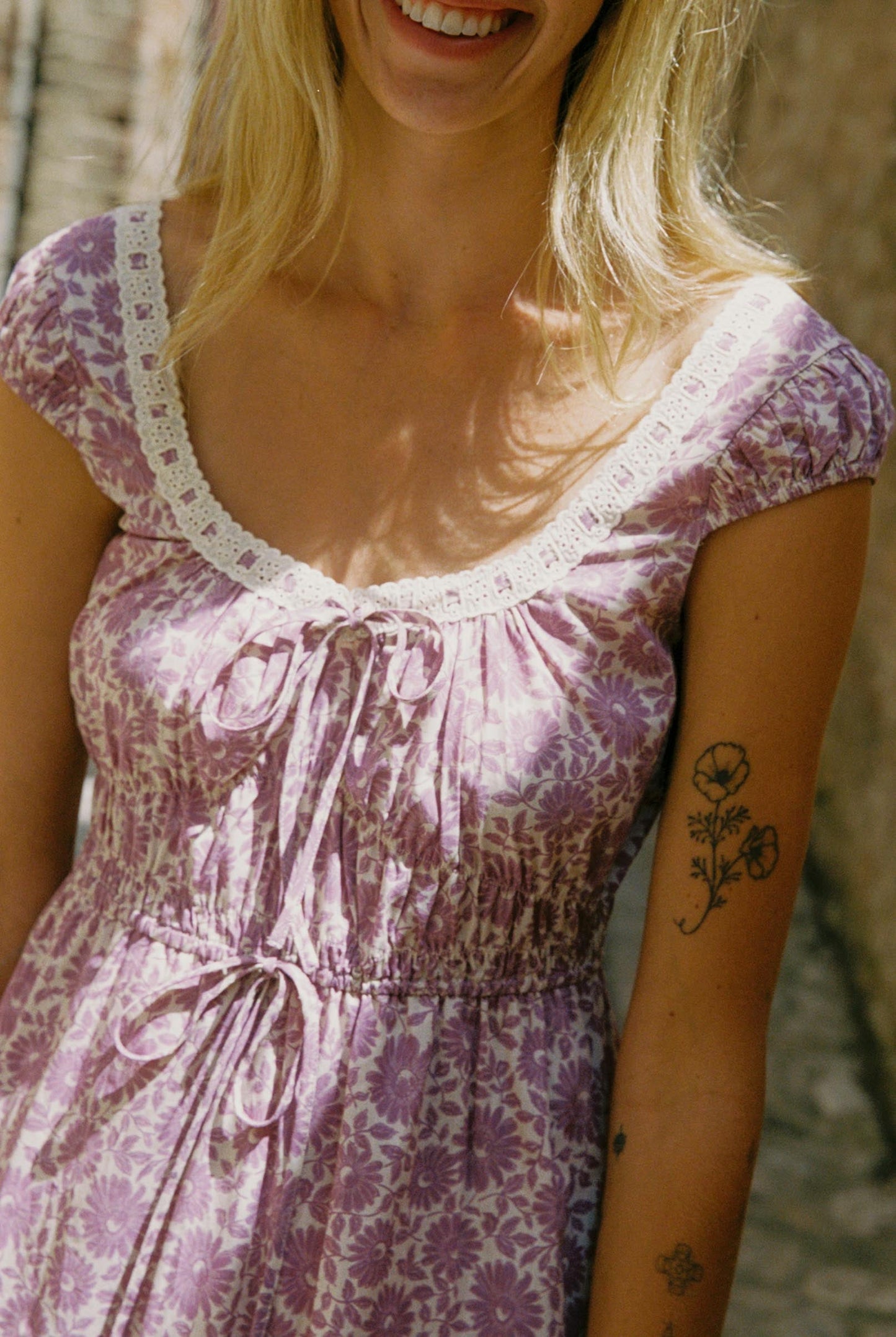 The Kelly Dress Petites | Aster Field Lilac