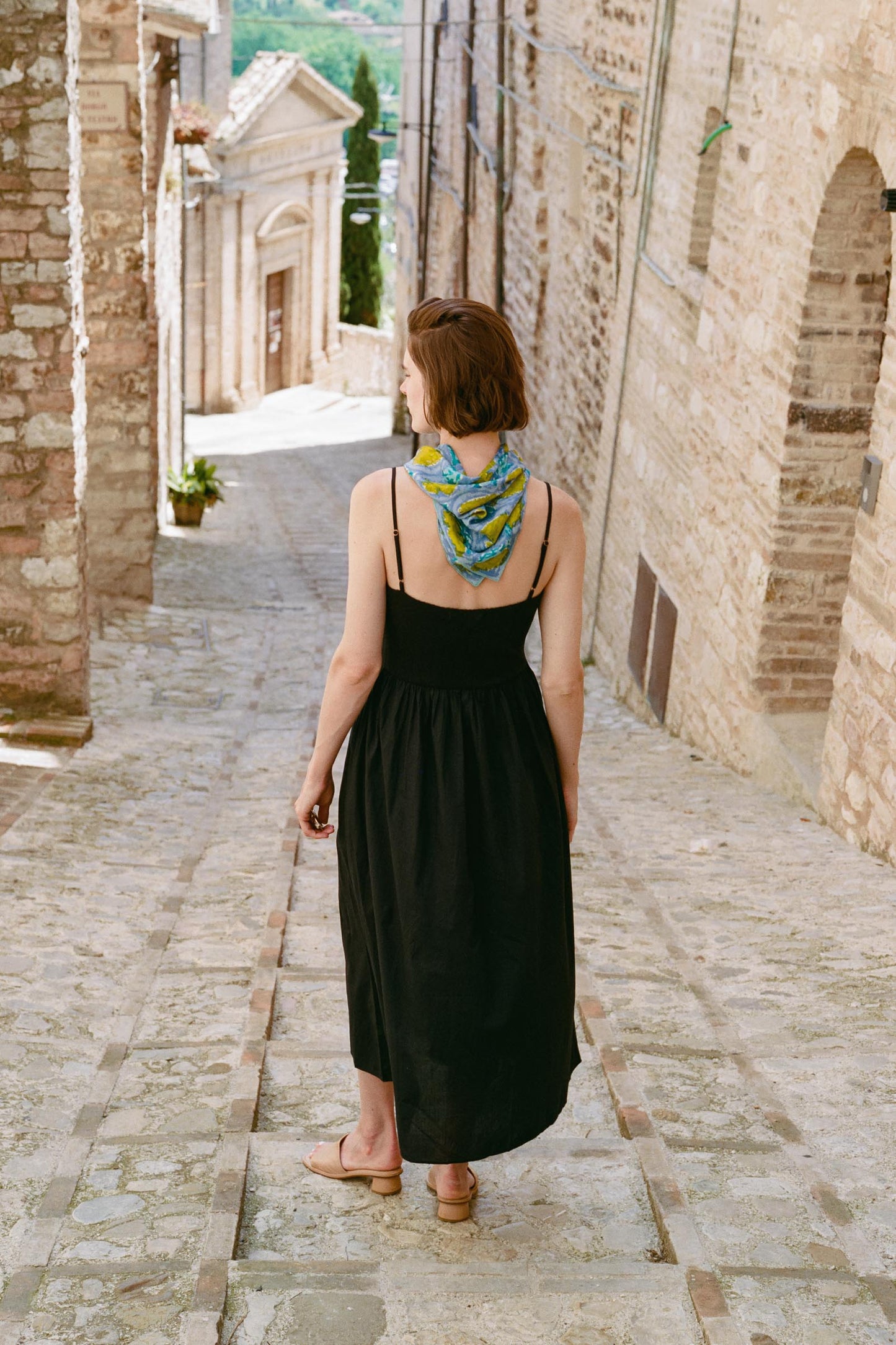 The Bernice Dress | Noir Regenerative Pointelle