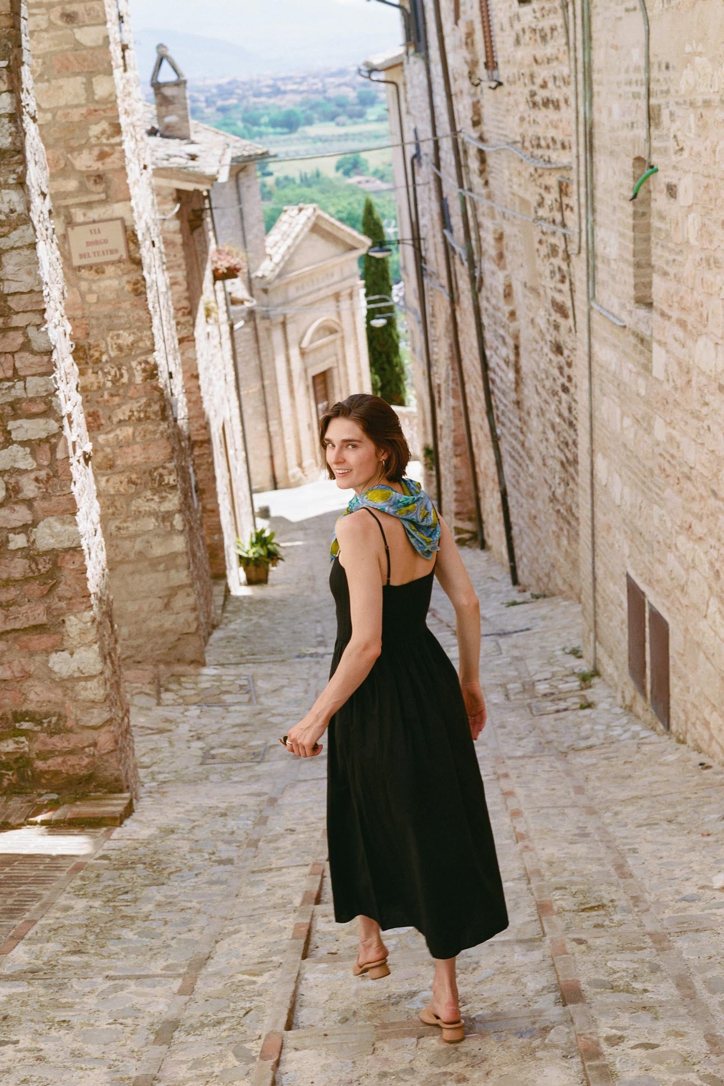 The Bernice Dress | Noir Regenerative Pointelle