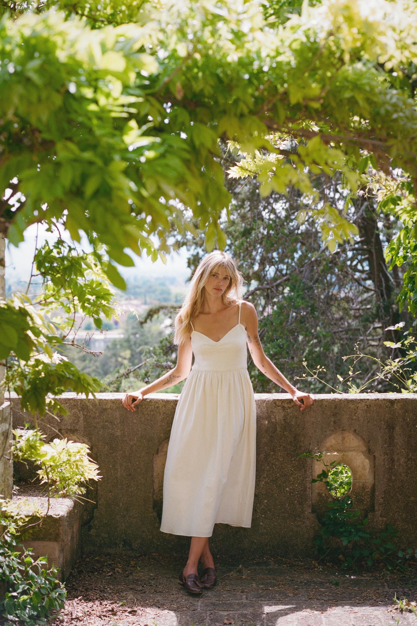 The Bernice Dress | Natural Regenerative Pointelle