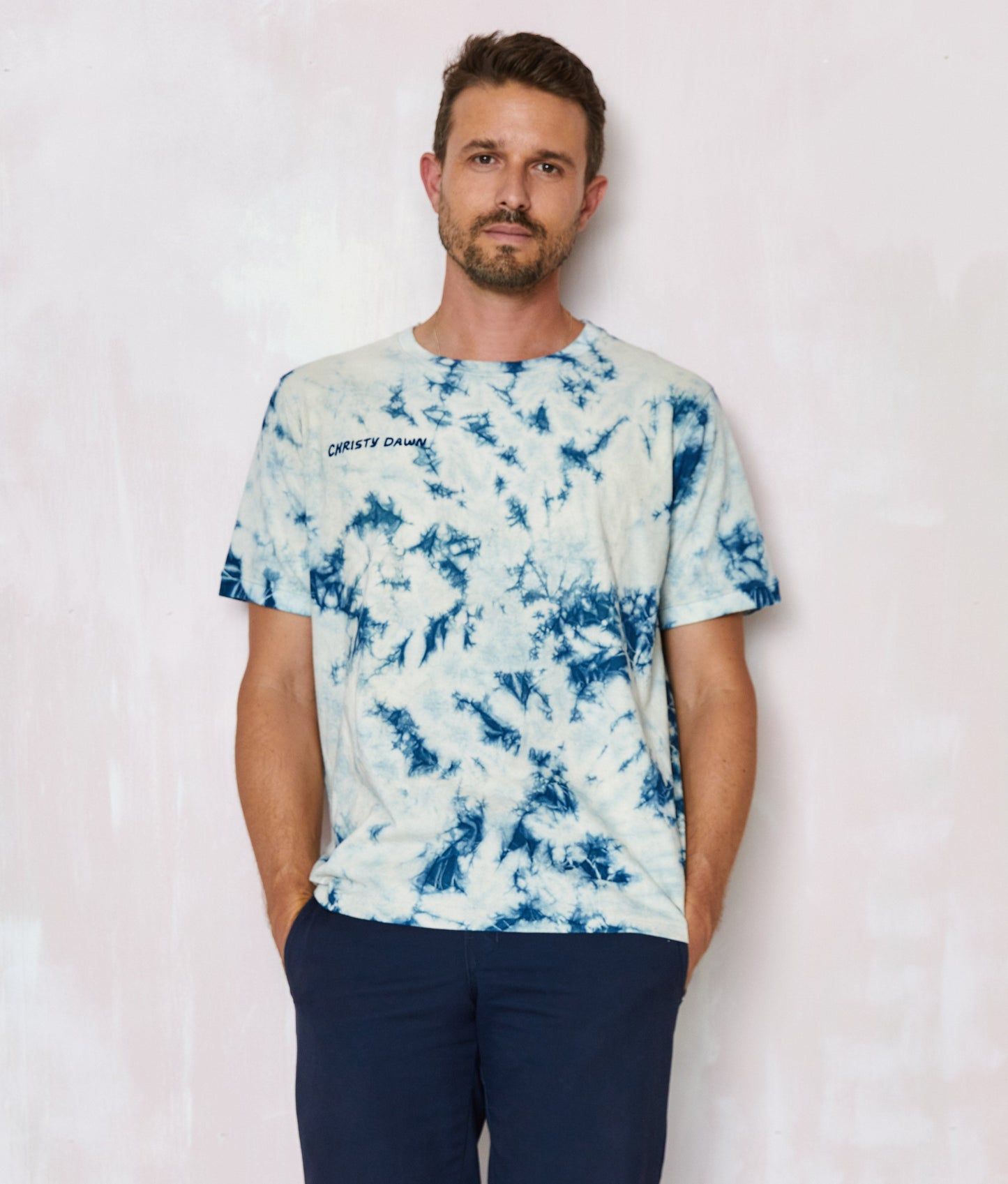 The Regenerative Tee | Indigo Tie Dyed