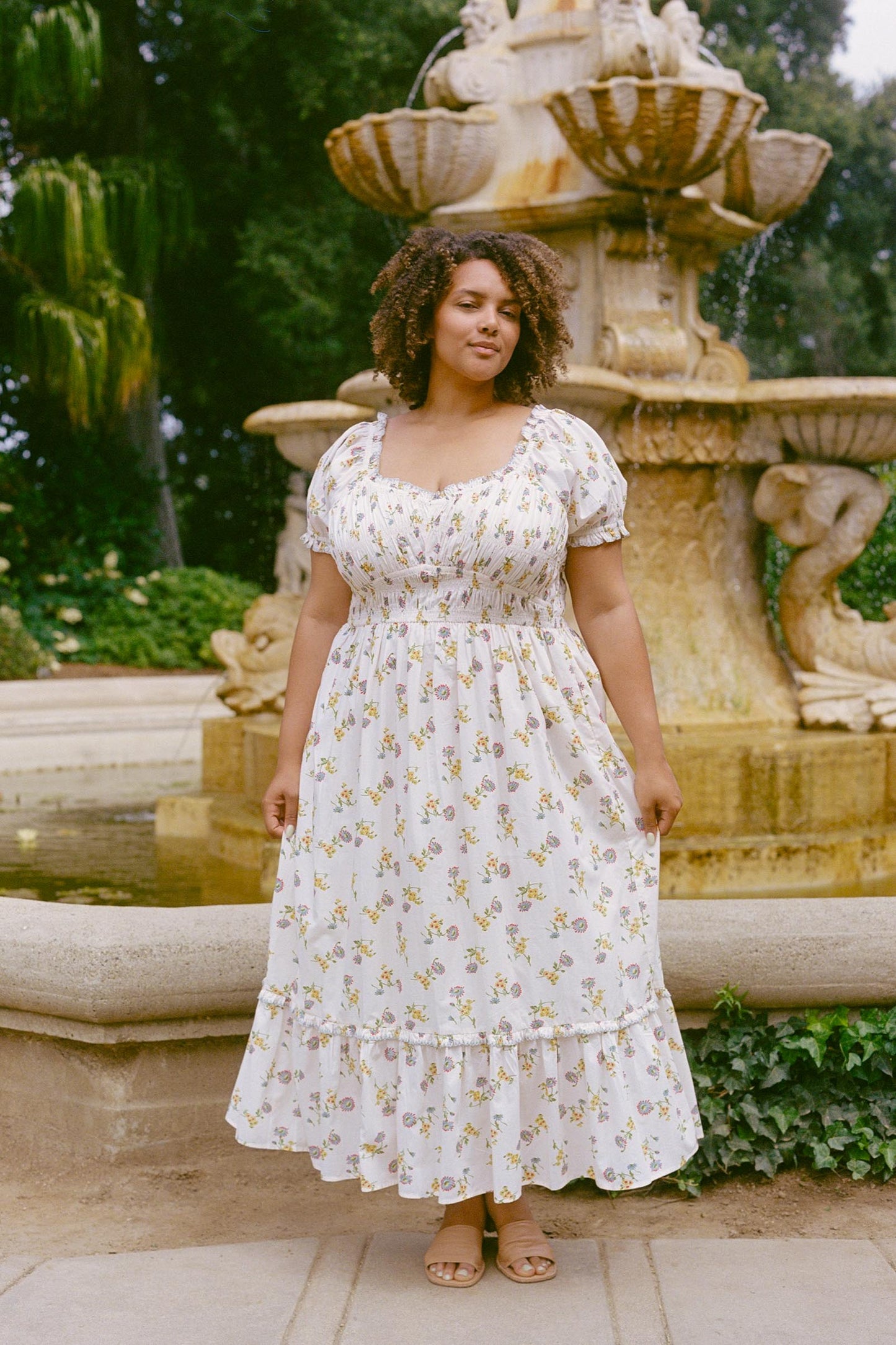 The Matilde Dress Extended | Alabaster Daisy