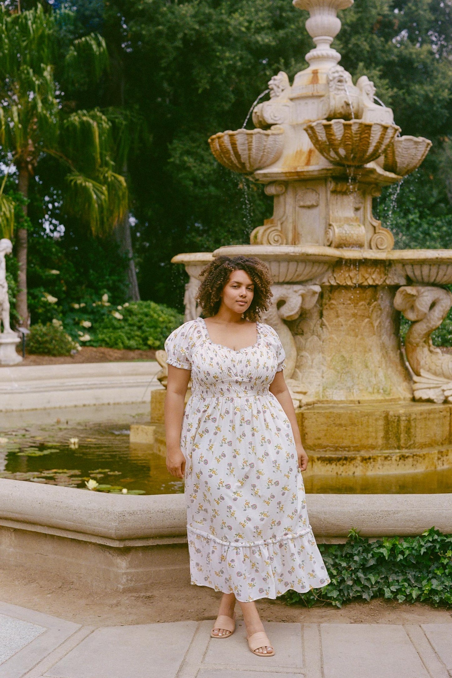 The Matilde Dress Extended | Alabaster Daisy