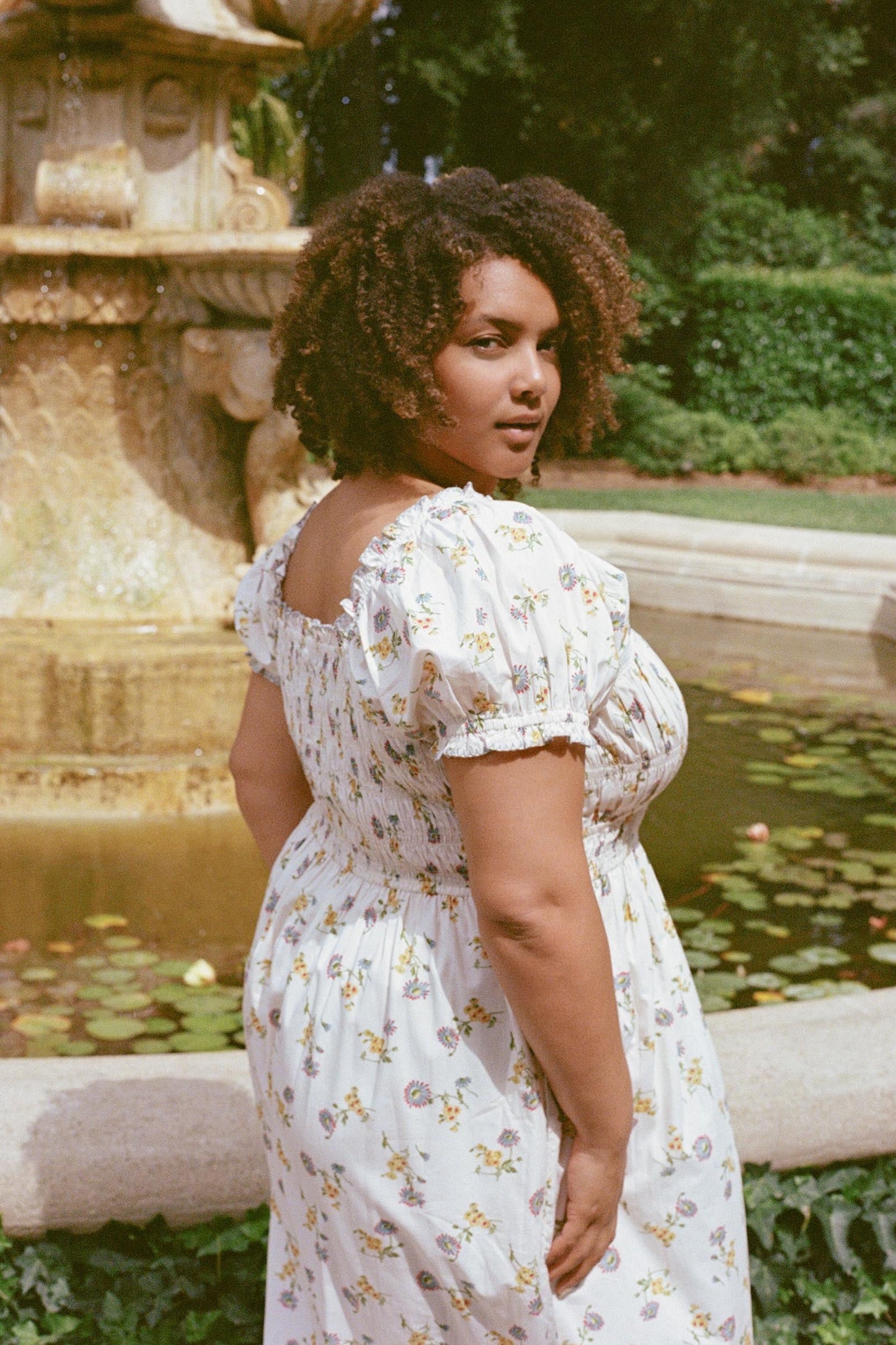 The Matilde Dress Extended | Alabaster Daisy