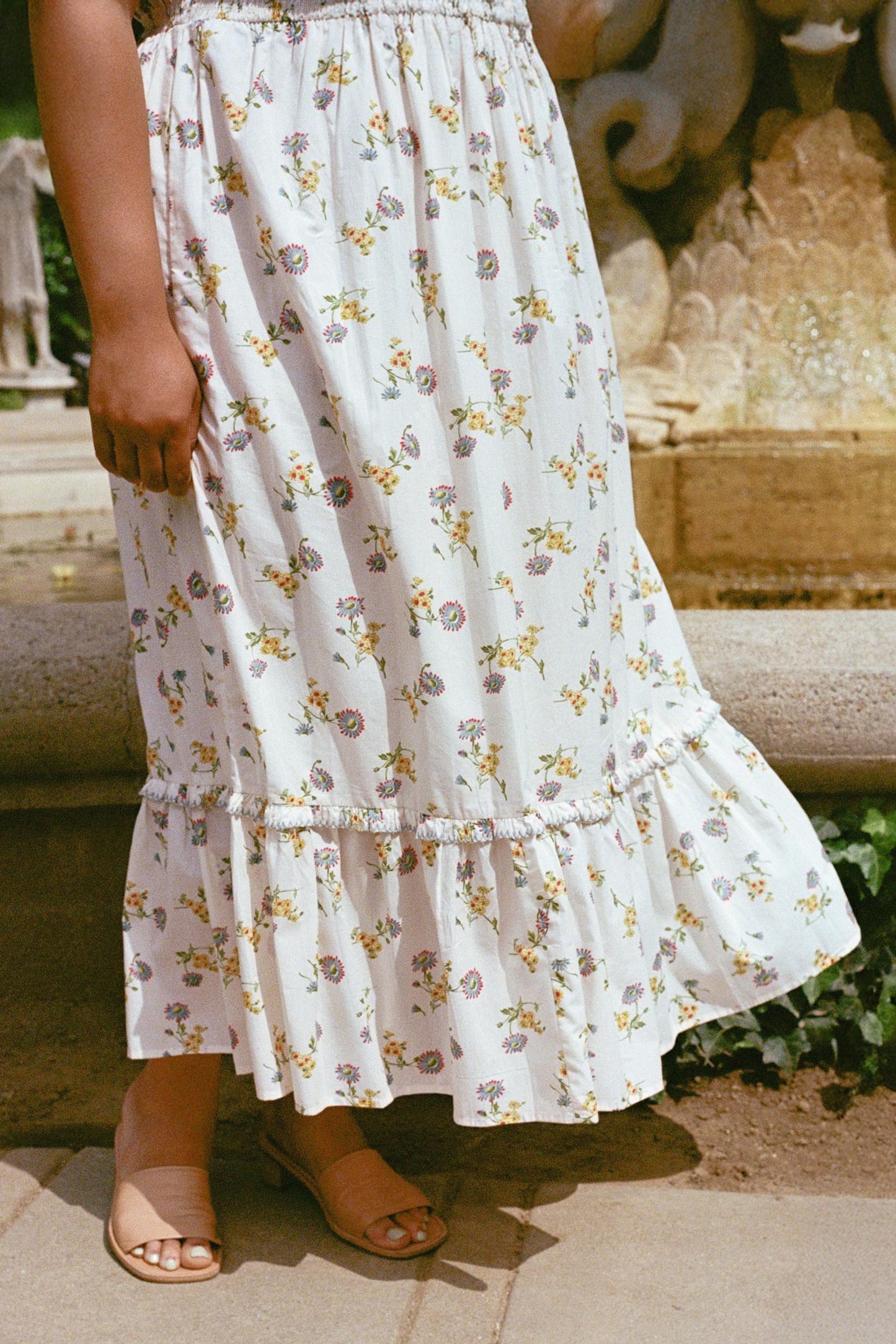 The Matilde Dress Extended | Alabaster Daisy