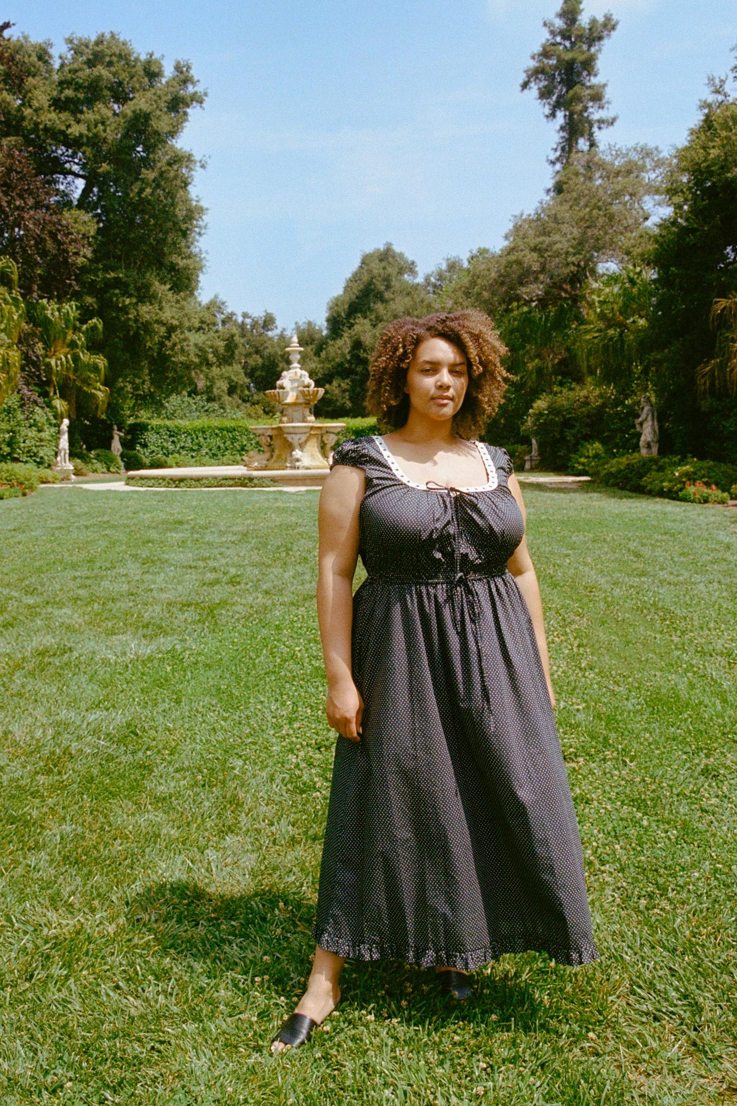 The Kelly Dress Extended | Noir Dot