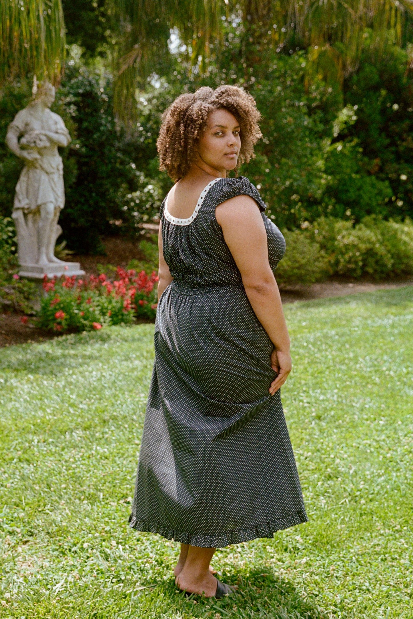 The Kelly Dress Extended | Noir Dot