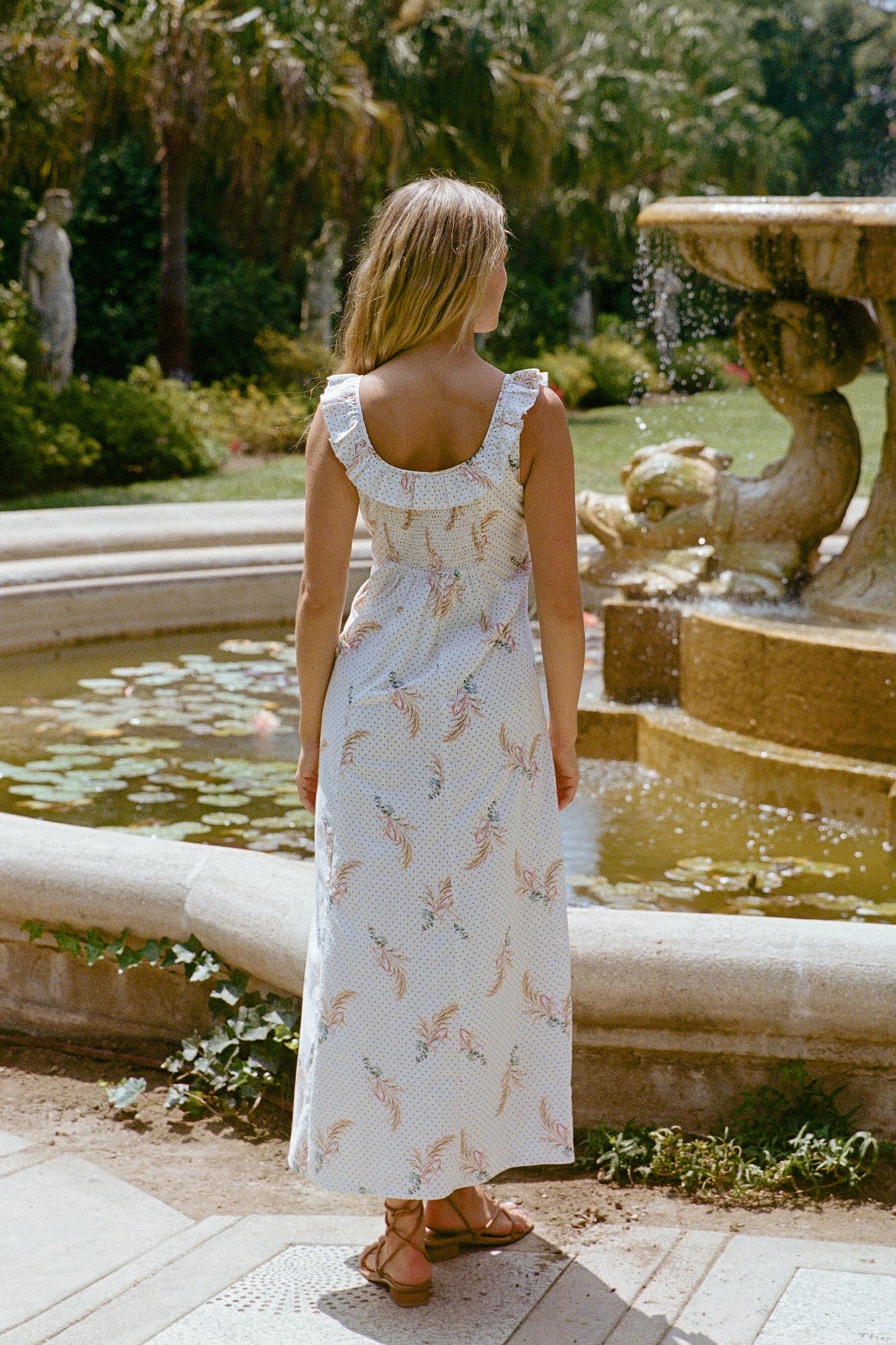 The Olen Dress | Pampas Bouquet